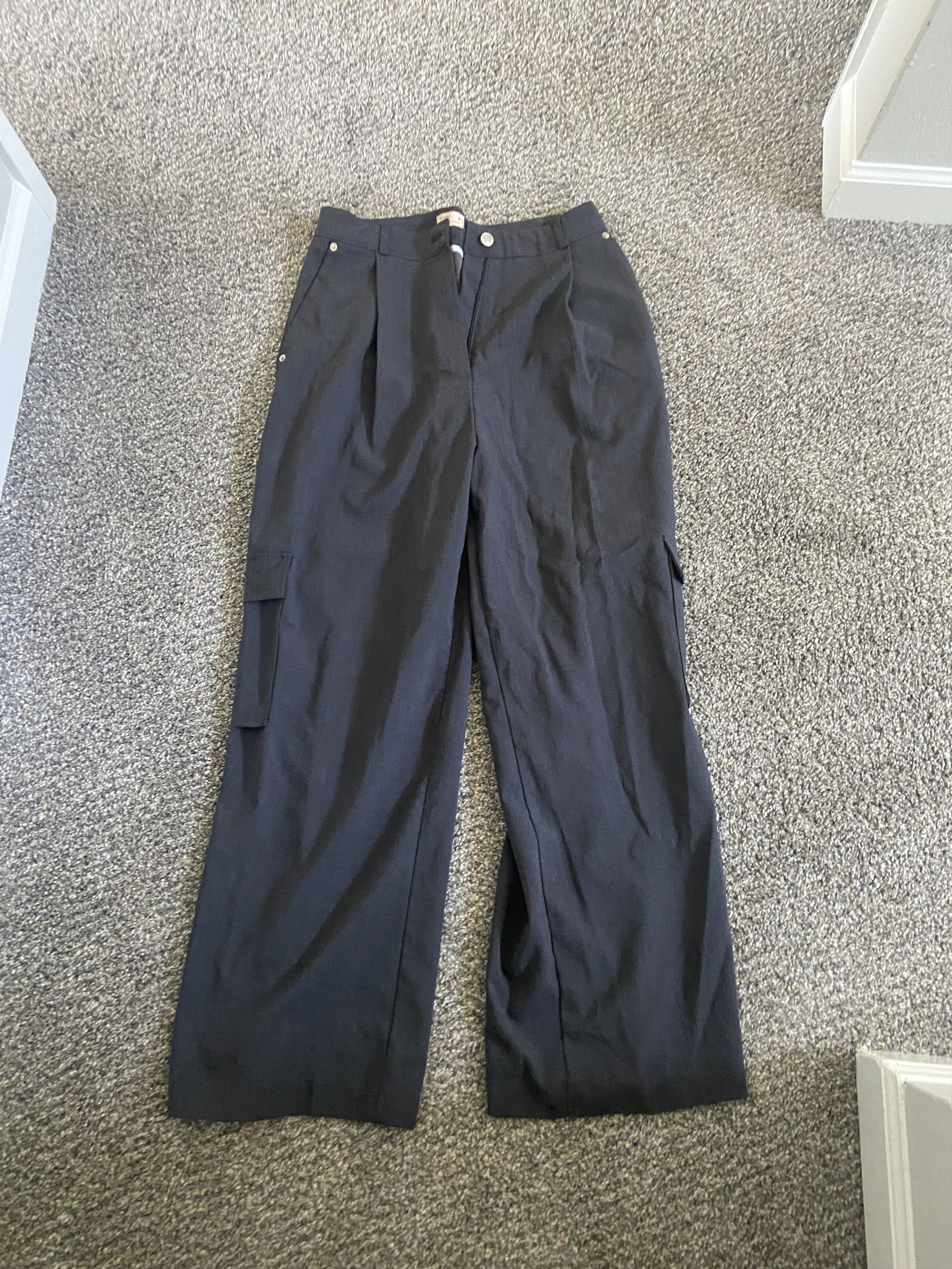 Other Between Eight 8 Seconds Korean Brand Grey Wide Leg Pants 28 Size 28" / US 6 / IT 42 - 1 Thumbnail