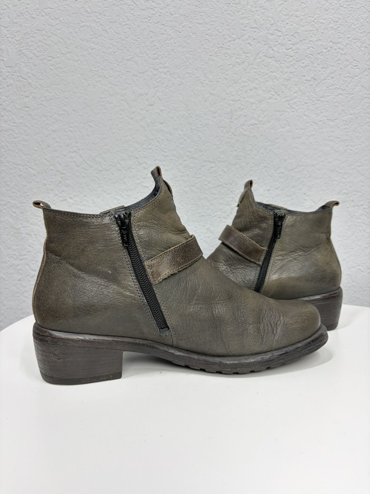 Hedi Slimane Vintage Italian Rangers AS98 Guidi Style Leather Biker Boots Size US 8 / EU 41 - 7 Thumbnail