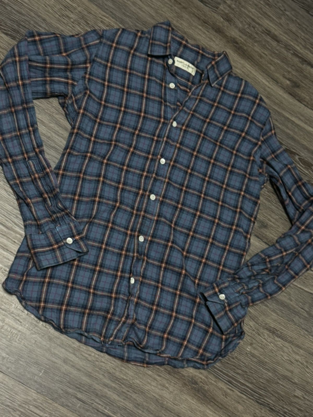 Saint Laurent Paris Saint Laurent flannel shirt Size US M / EU 48-50 / 2 - 4 Thumbnail