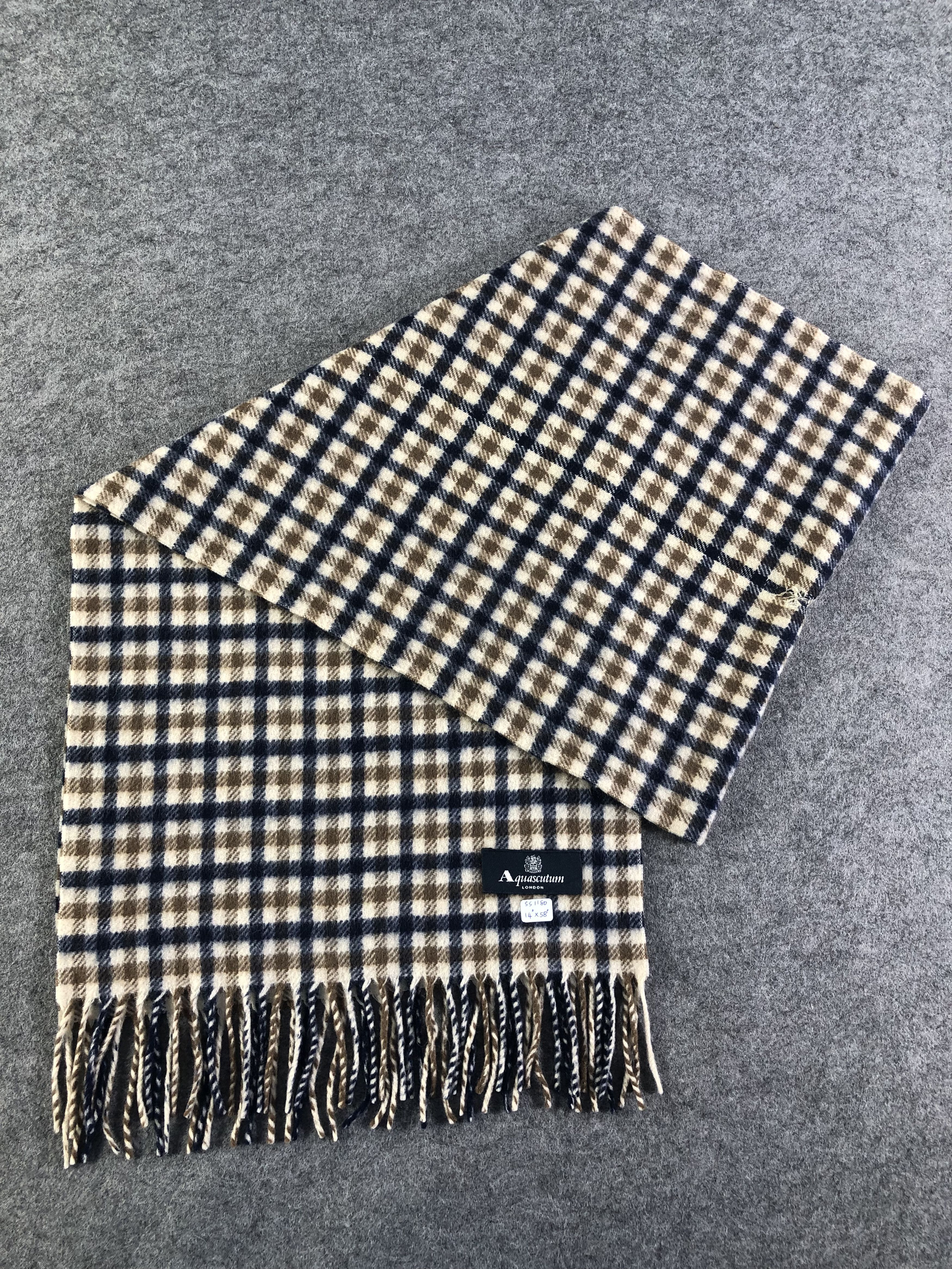 Aquascutum Aquasqutum Scarf / Muffler / Neckwear SS1180 Size ONE SIZE - 5 Thumbnail