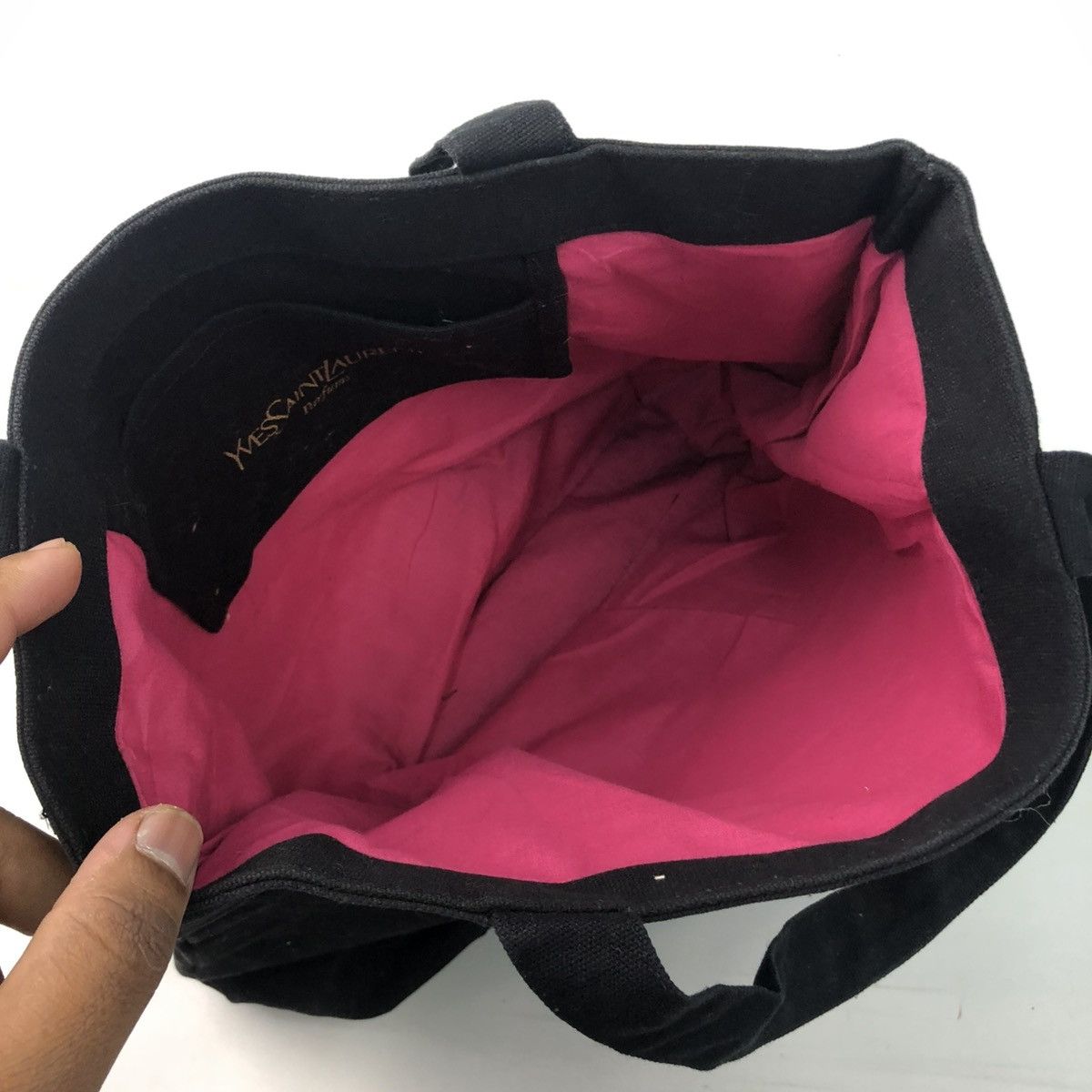 Designer YVES SAINT LAURENT PARFUMS VINTAGE TOTE BAG Size ONE SIZE - 7 Thumbnail