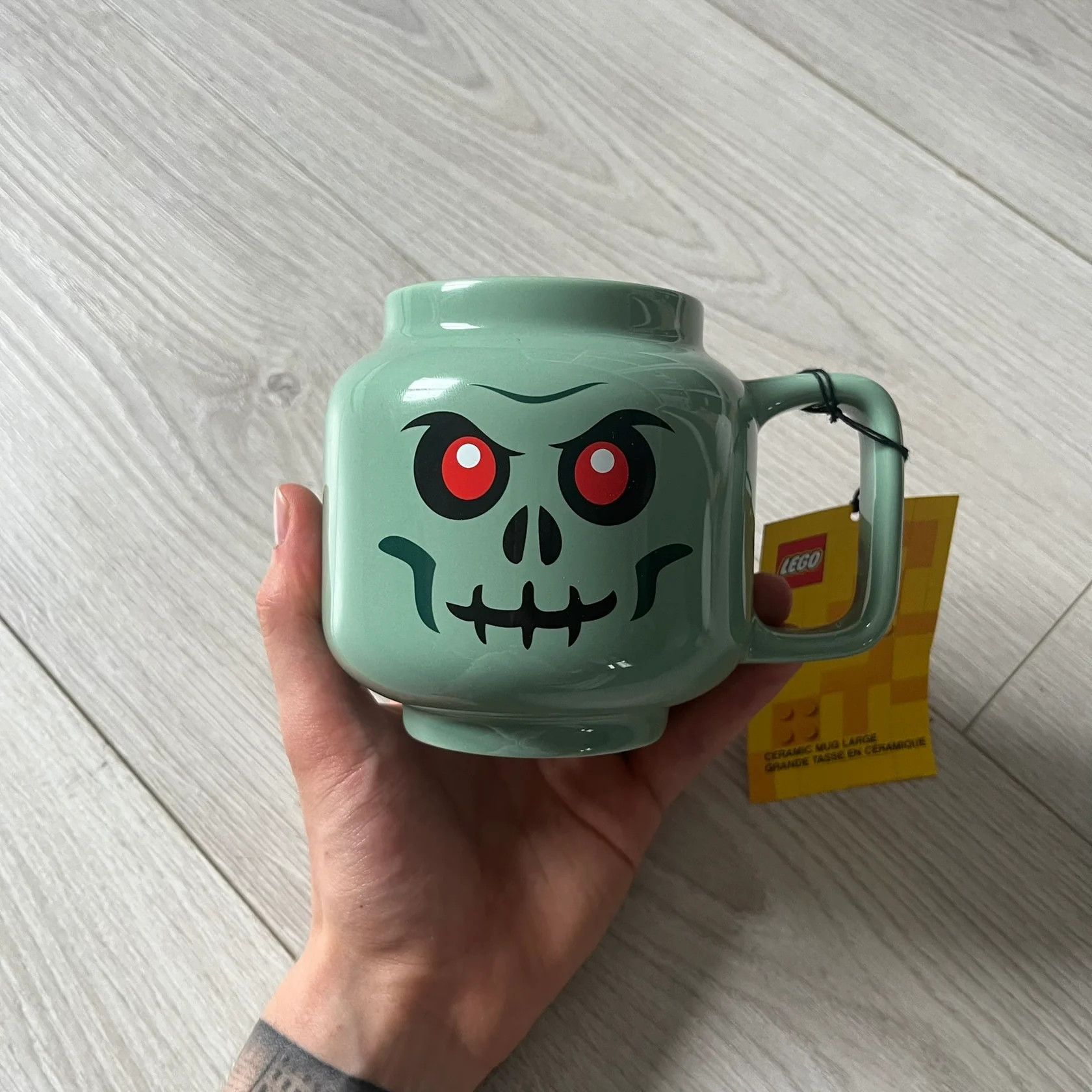 LEGO Large LEGO Green Skeleton Ceramic Mug Size ONE SIZE - 1 Thumbnail