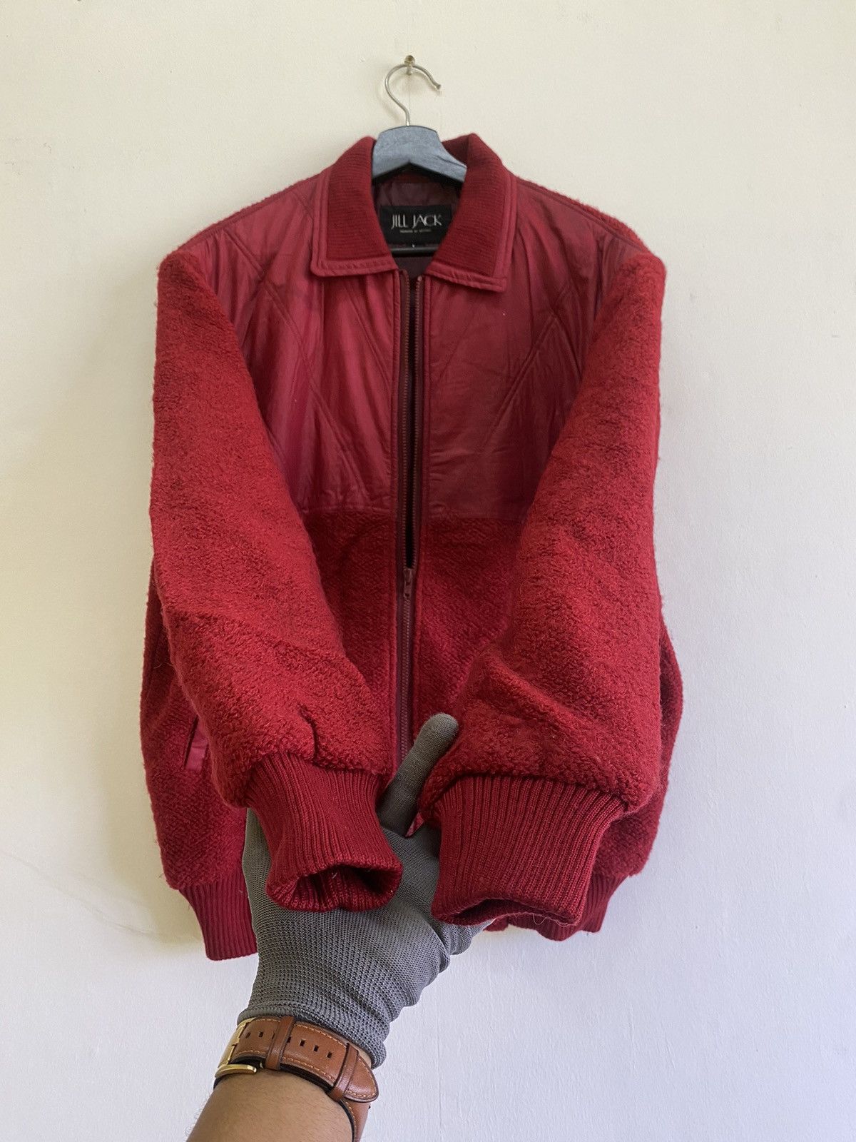 Japanese Brand × Vintage Vintage 80s Jill Jack Knit Bikers Jacket Size US L / EU 52-54 / 3 - 8 Thumbnail