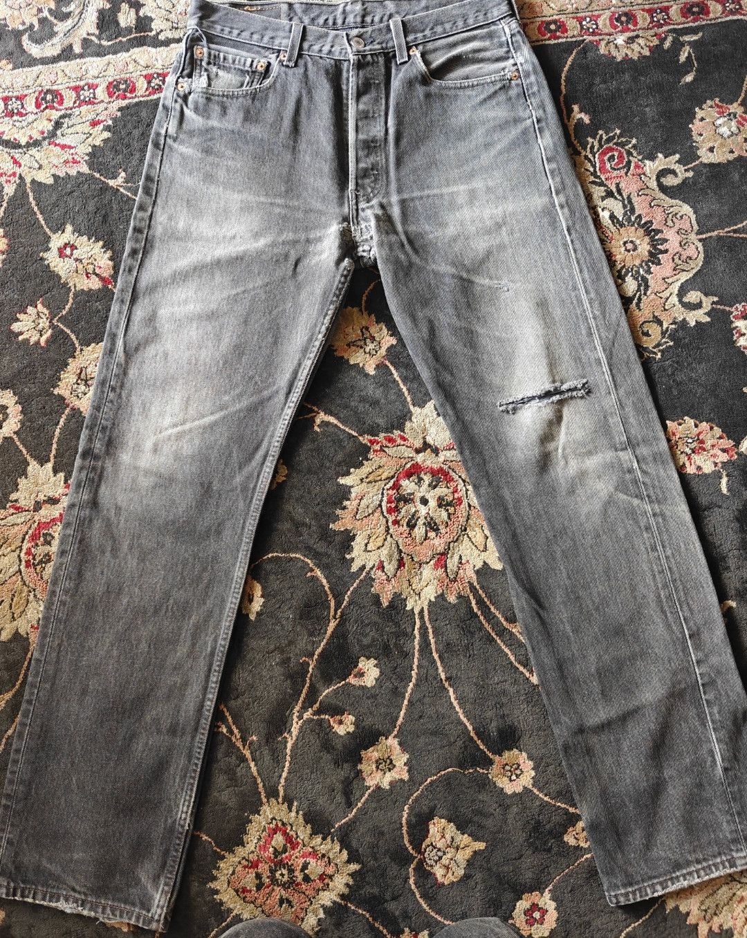 Levi's Black Levi's 501 Made In USA Size US 30 / EU 46 - 1 Thumbnail