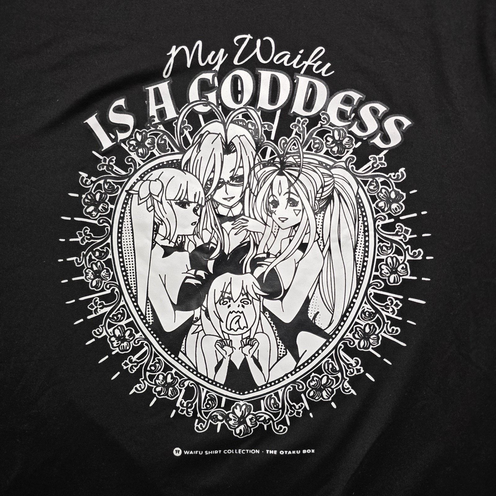 Other The Otaku Box 2XL Black Anime Waifu Goddess Otaku T-Shirt Size US XXL / EU 58 / 5 - 2 Thumbnail