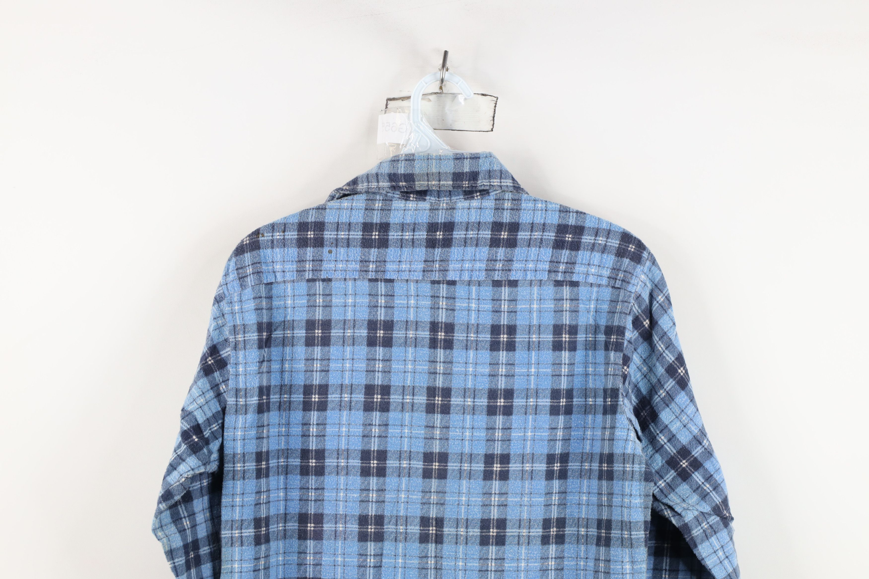 Vintage Vintage 70s Streetwear Flannel Collared Button Shirt Plaid Size US S / EU 44-46 / 1 - 14 Thumbnail