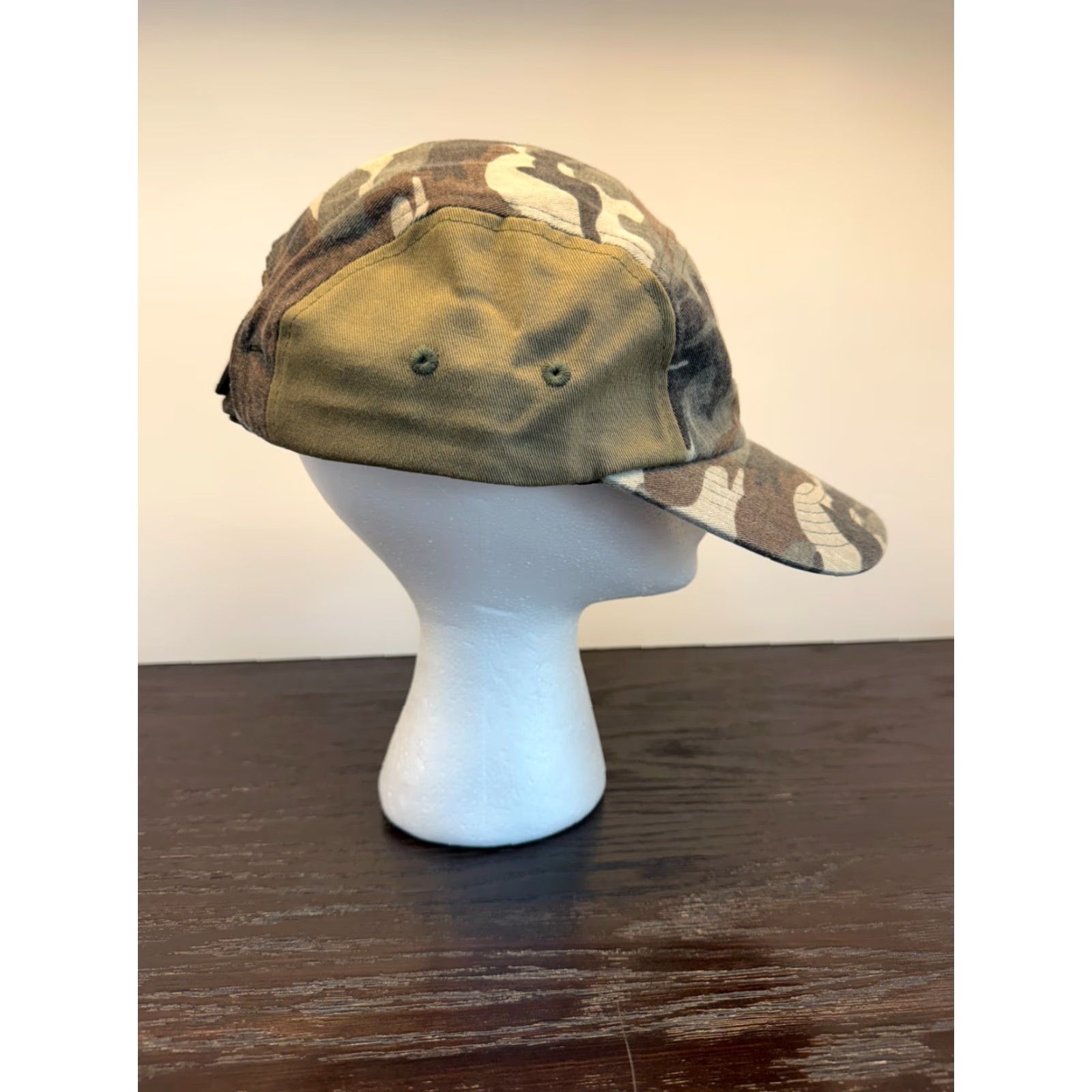 Vintage Fat Head's Brewery Hat Cap Mens Green Camo 5 Panel Adjustable Strapback OSFM 1 Size Size ONE SIZE - 3 Thumbnail