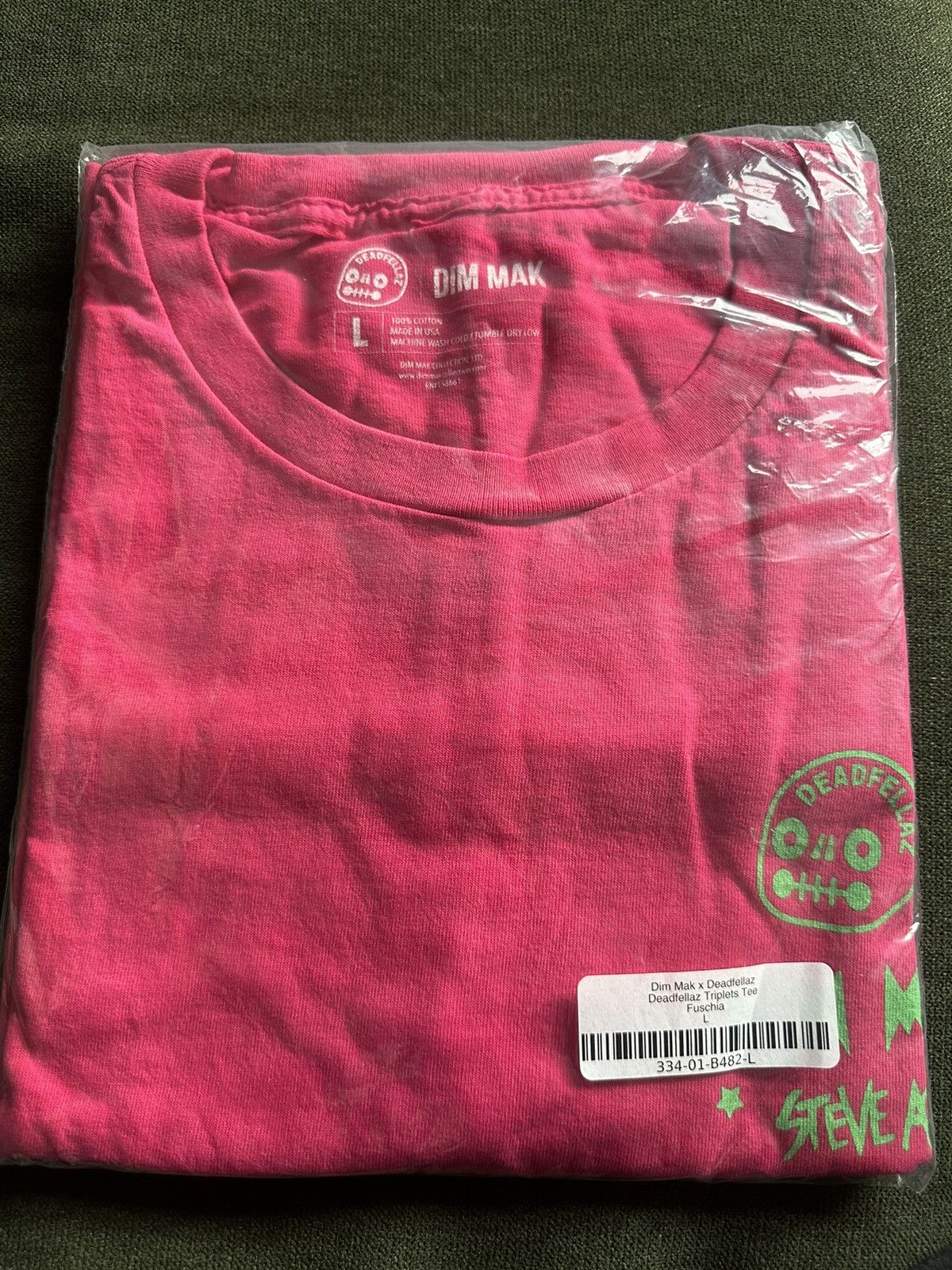 Other Dim Mak x Deadfellaz Deadfellaz Triplets Tee Fuschia Size US L / EU 52-54 / 3 - 1 Thumbnail