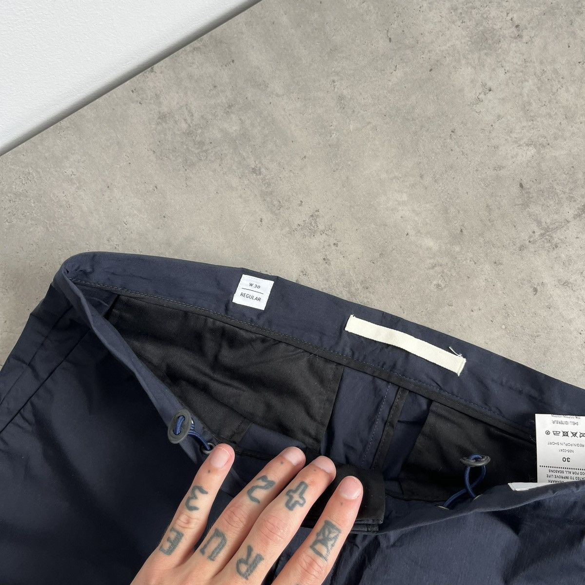Norse Projects Norse Project Navy Shorts Size US 30 / EU 46 - 2 Thumbnail