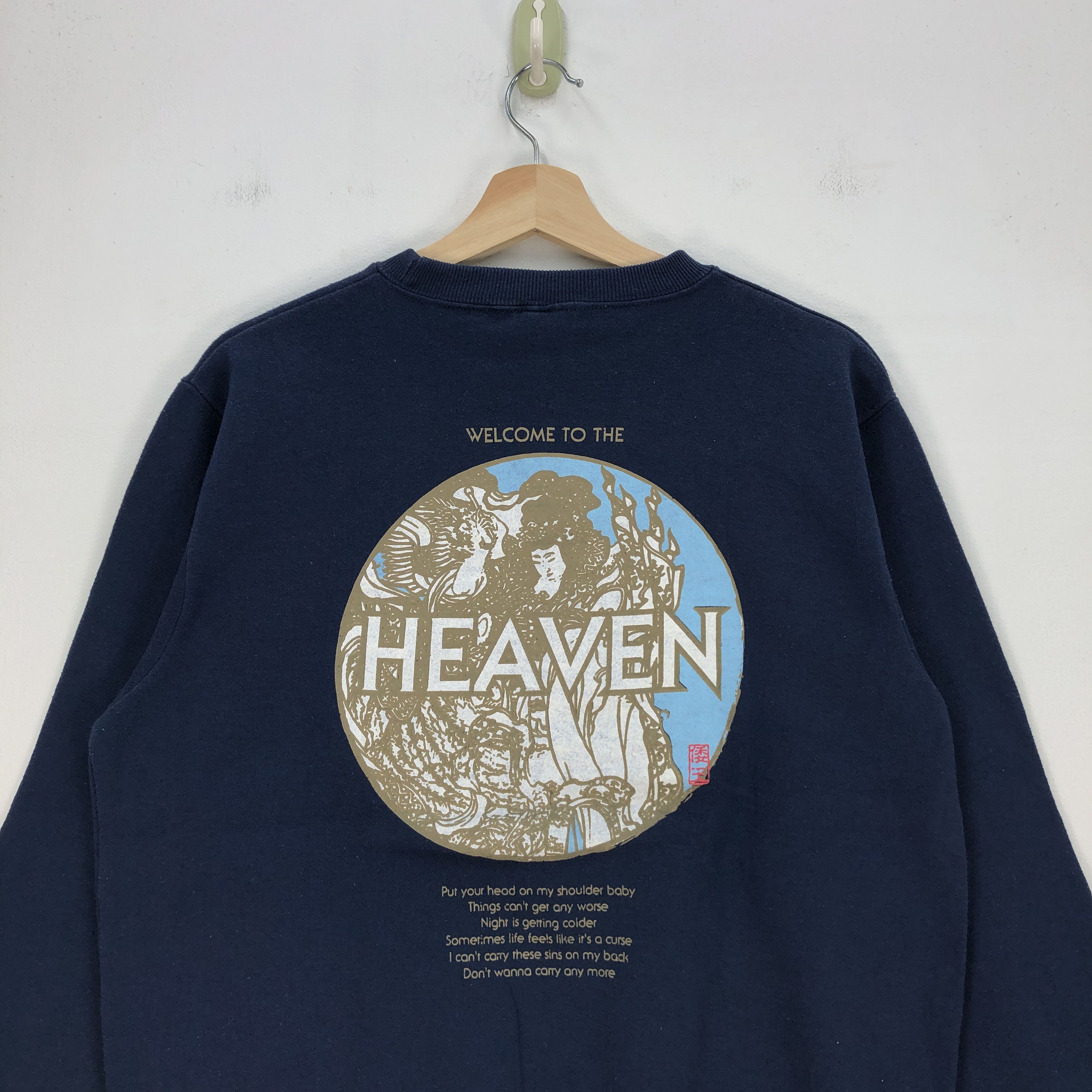 Japanese Brand Vintage Japanese Brand Sweatshirt Japanese Heaven Sweater Size US M / EU 48-50 / 2 - 3 Thumbnail