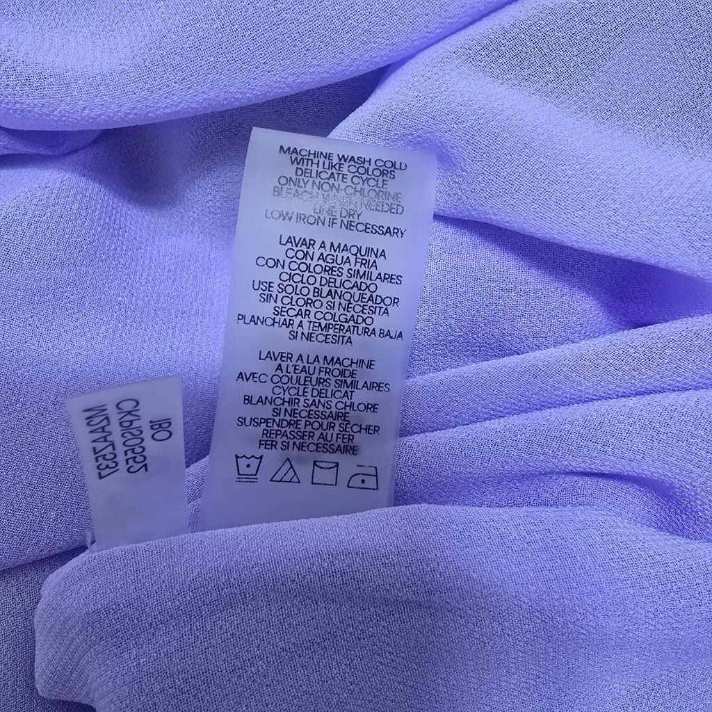 Calvin Klein Women's Calvin Klein Blouse XL Purple Green Abstract Print Size XL / US 12-14 / IT 48-50 - 9 Thumbnail