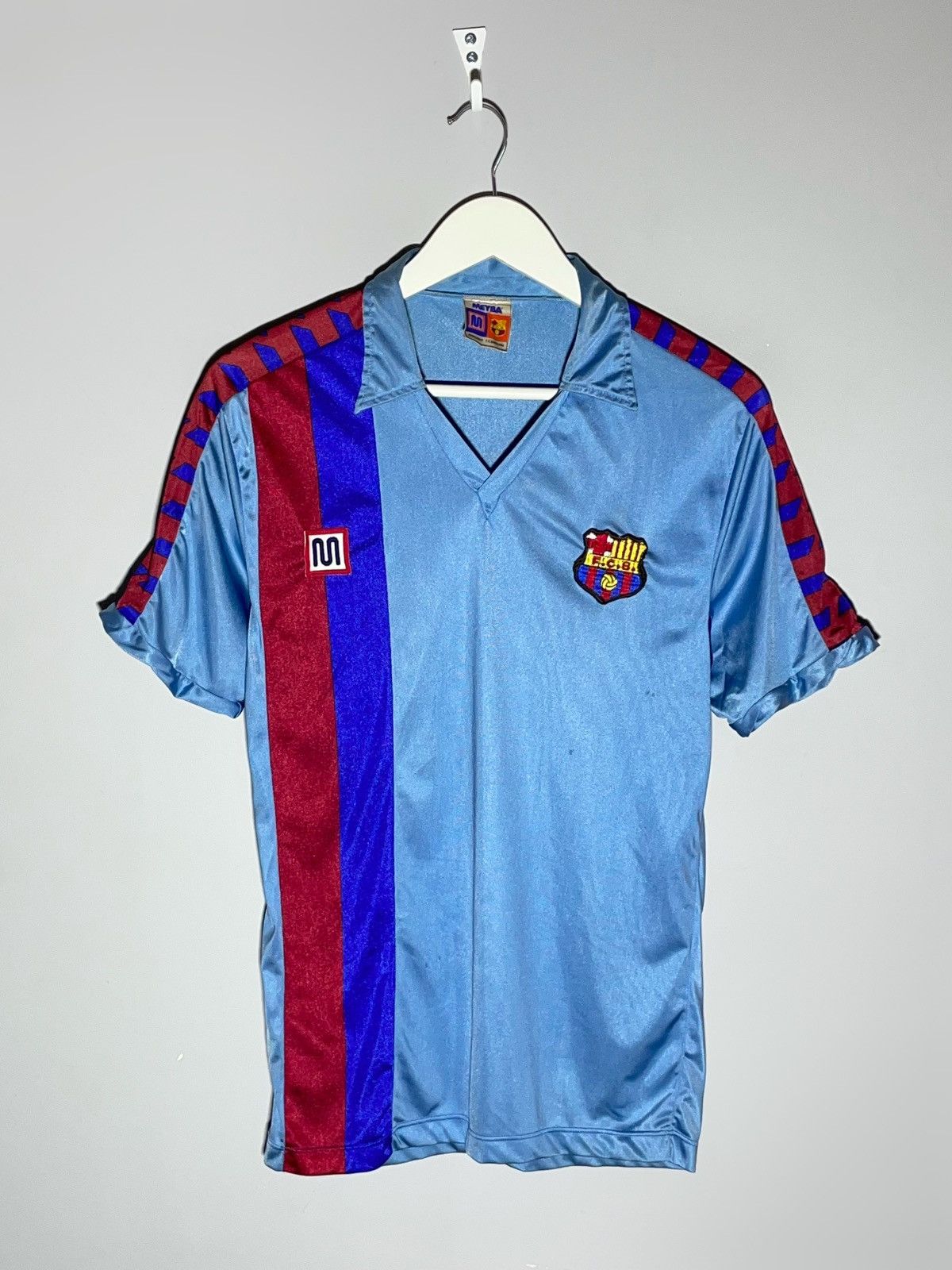 Vintage F.C Barcelona 1986-1991 Meyba Vintage Y2k Football Shirt Size US M / EU 48-50 / 2 - 1 Thumbnail