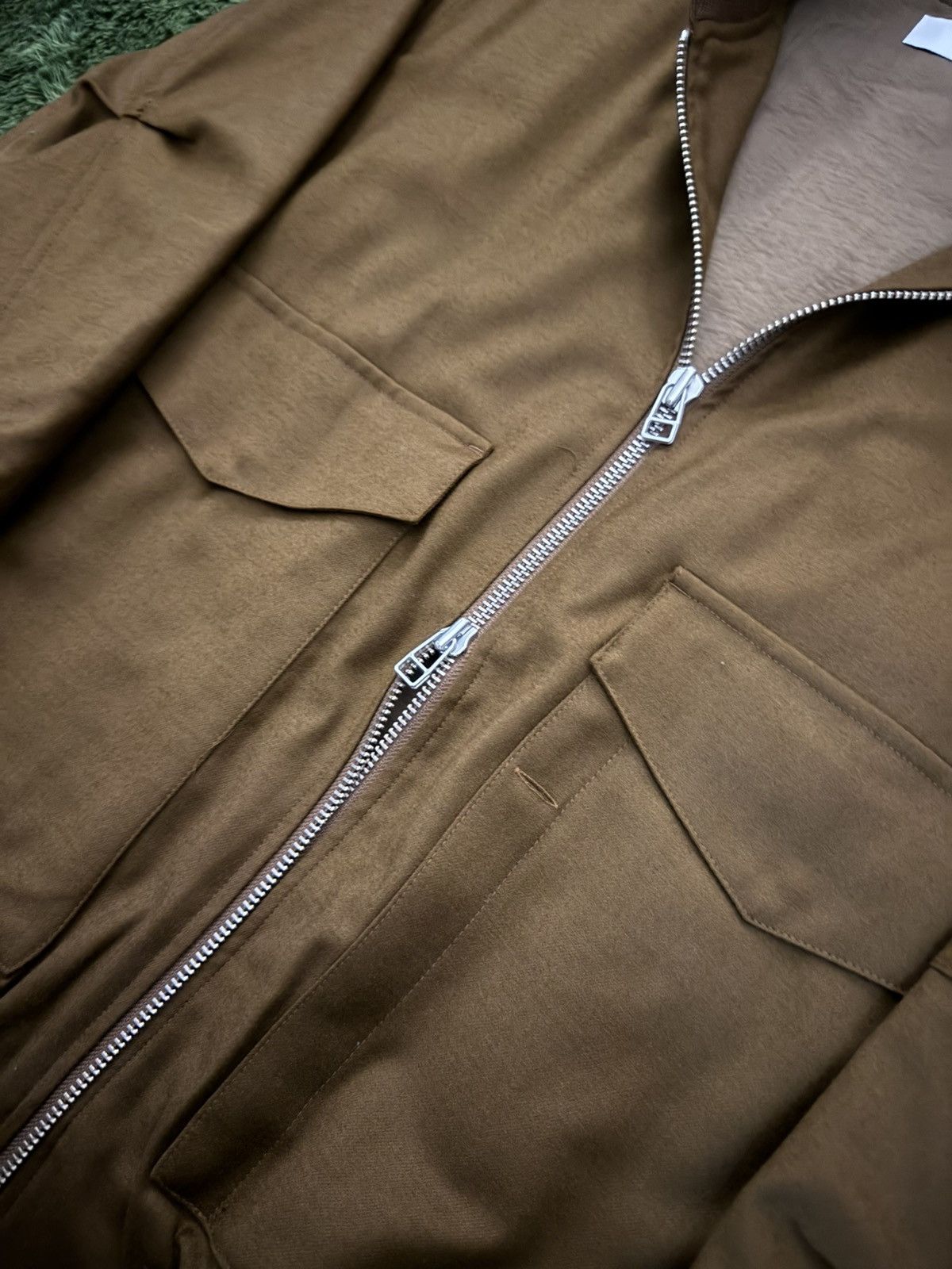 Japanese Brand [M] 8division Web Bomber Jacket 3M Thinsulate Brown Size US M / EU 48-50 / 2 - 4 Thumbnail