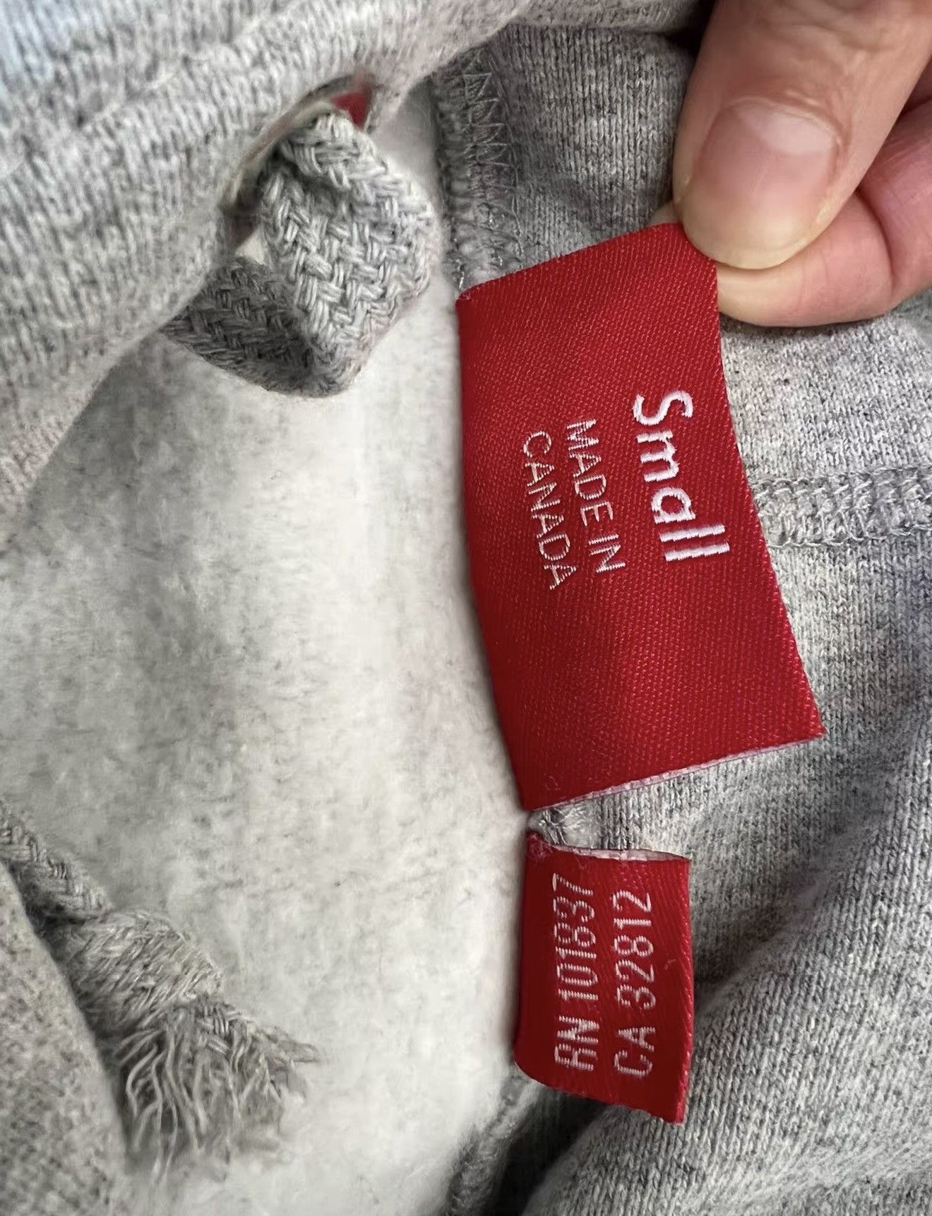 Supreme Supreme fw16 red on grey box logo hoodie hooded sweatershirt Size US S / EU 44-46 / 1 - 4 Thumbnail