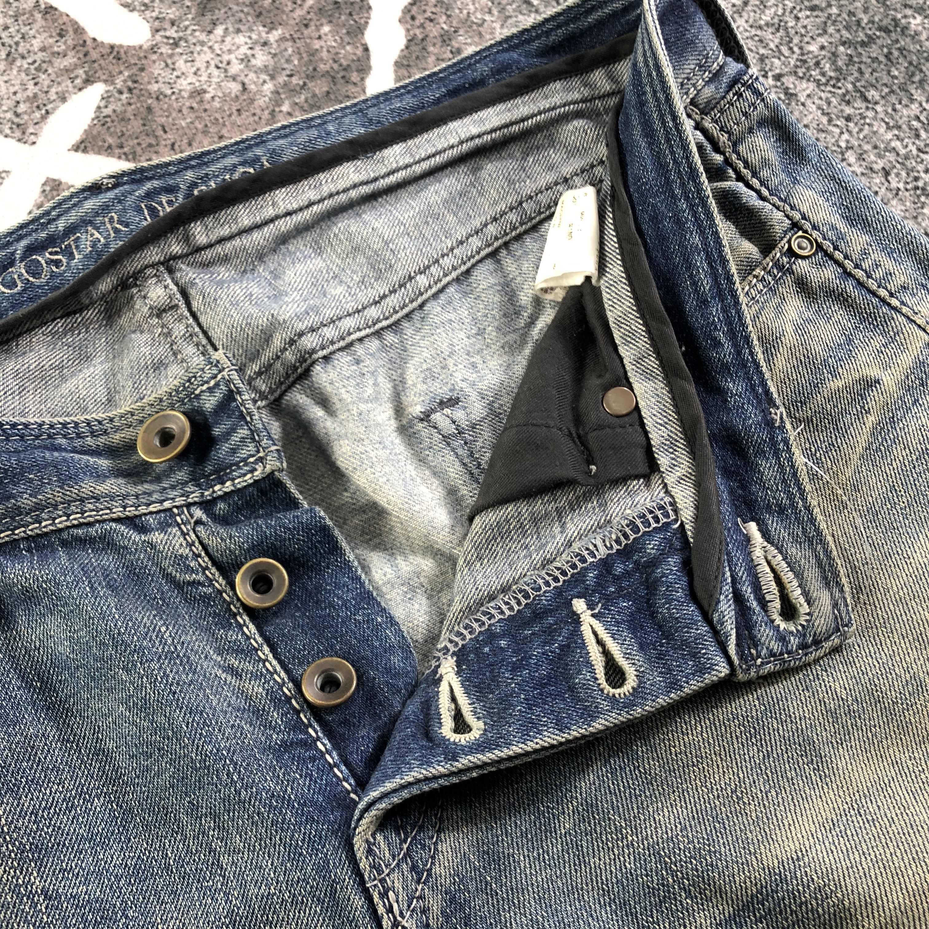 GOSTAR DE FUGA Gostar De Fuga Selvedge Jeans Distressed Redline Denim Size US 32 / EU 48 - 8 Thumbnail