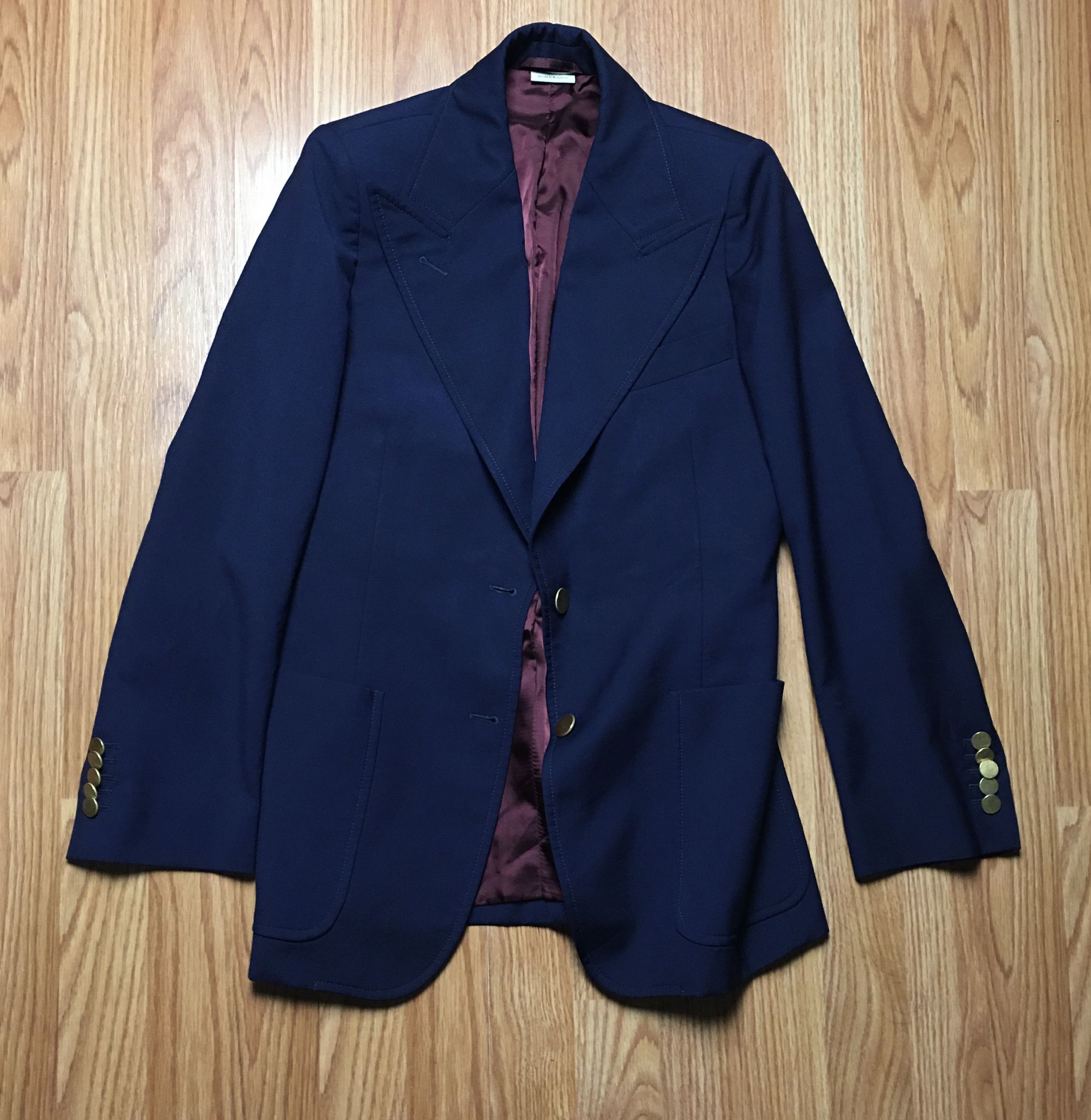 Gucci GUCCI Uniform Wool Mohair Jacket Blazer Black Size EU 38 Size S / US 4 / IT 40 - 6 Thumbnail