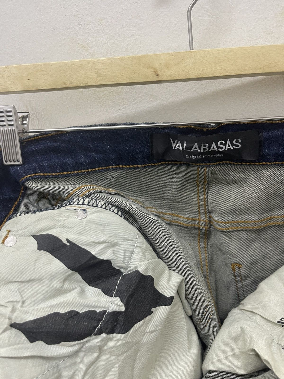 Valabasas Rare VALABASAS Paint Splatter Ripped Distressed Size US 29 - 10 Thumbnail