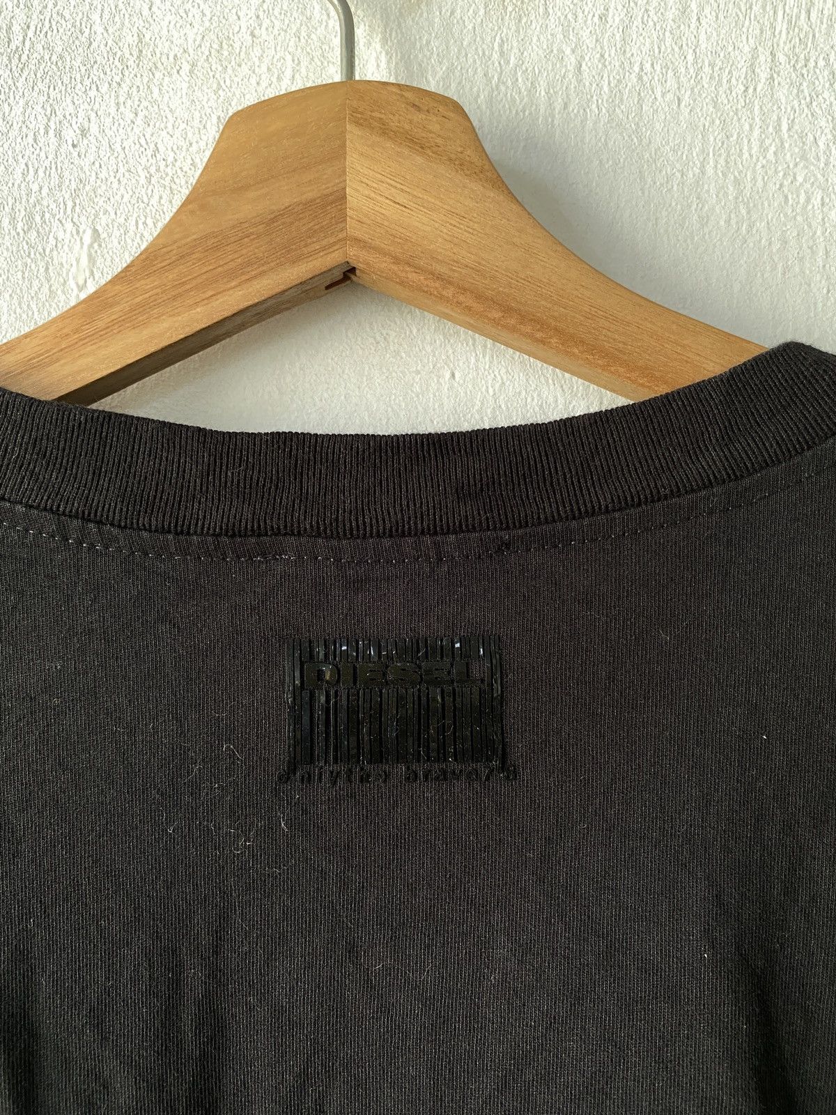 Diesel 2000s - Diesel Destroy Only The Brave Open Sleeve Tee Size US L / EU 52-54 / 3 - 7 Thumbnail