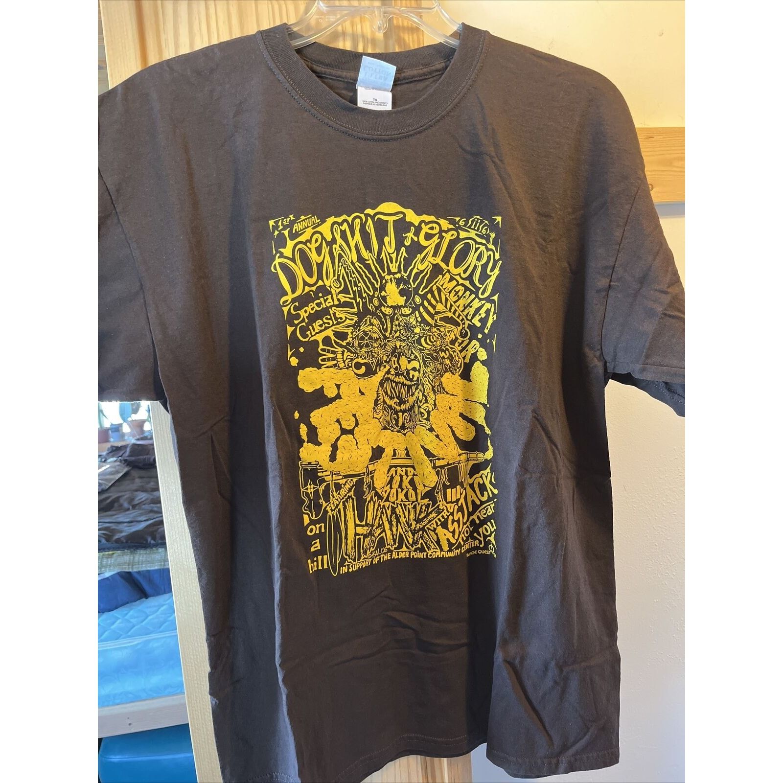 Gildan Dogsh*t & Glory Festival M Brown HANK III Monkey Fur 06 Tee Size US M / EU 48-50 / 2 - 7 Thumbnail