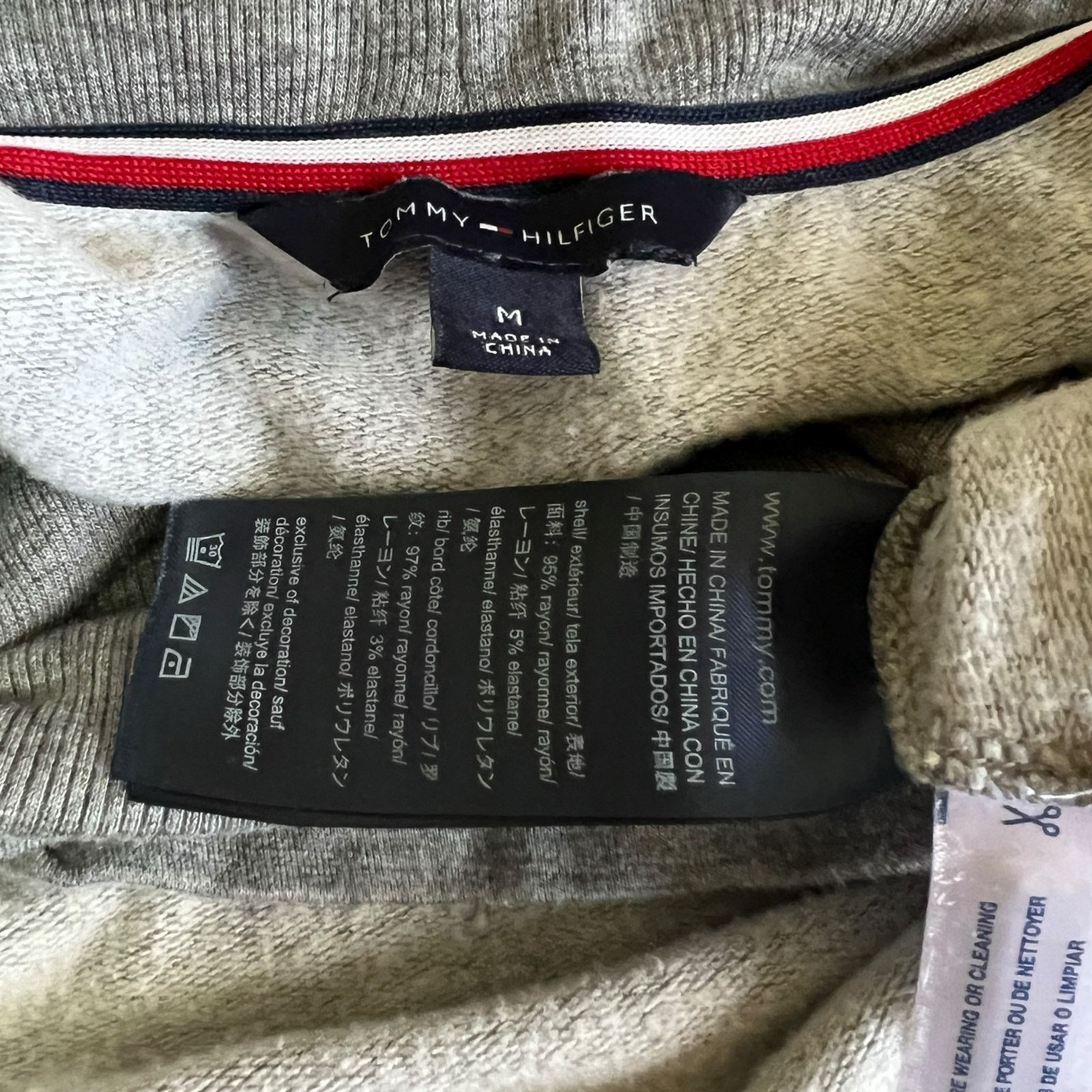Tommy Hilfiger Ribbed Arm Long Sleeve Pullover Turtleneck Size M / US 6-8 / IT 42-44 - 10 Thumbnail