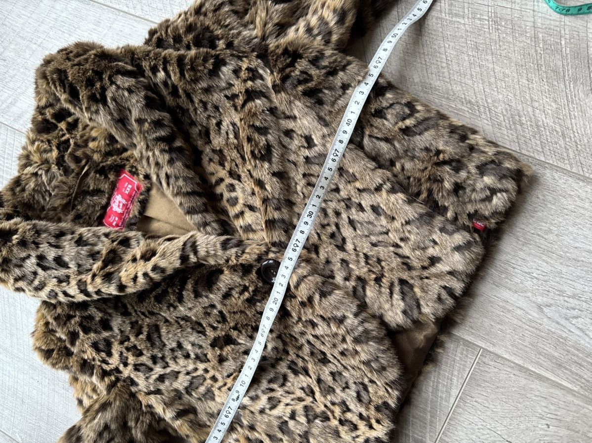 If Six Was Nine VINTAGE EDC LEOPARD FRANCE Y2K HYSTERYC MOHAIR FUR COAT Size S / US 4 / IT 40 - 7 Thumbnail