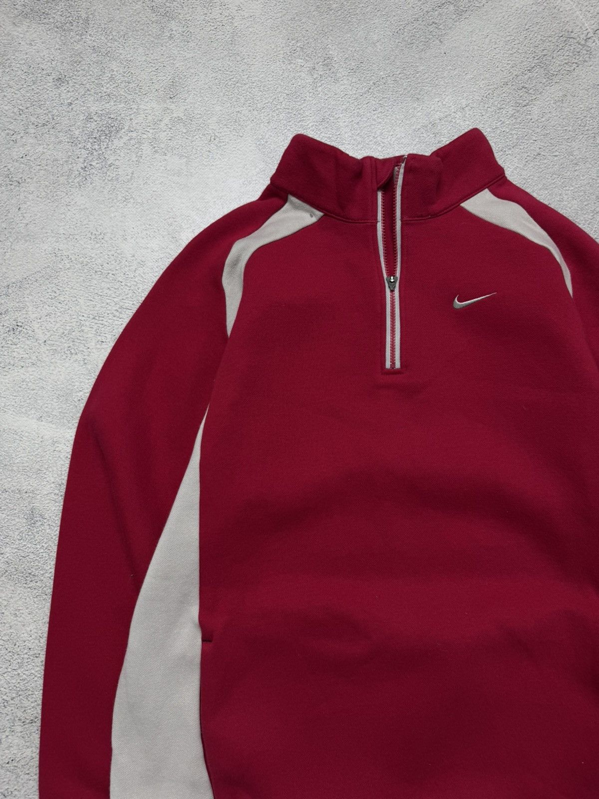 Nike Vintage Y2k Nike Mini Swoosh 1/3 Zip Hoodie 90’s Size US XS / EU 42 / 0 - 6 Thumbnail