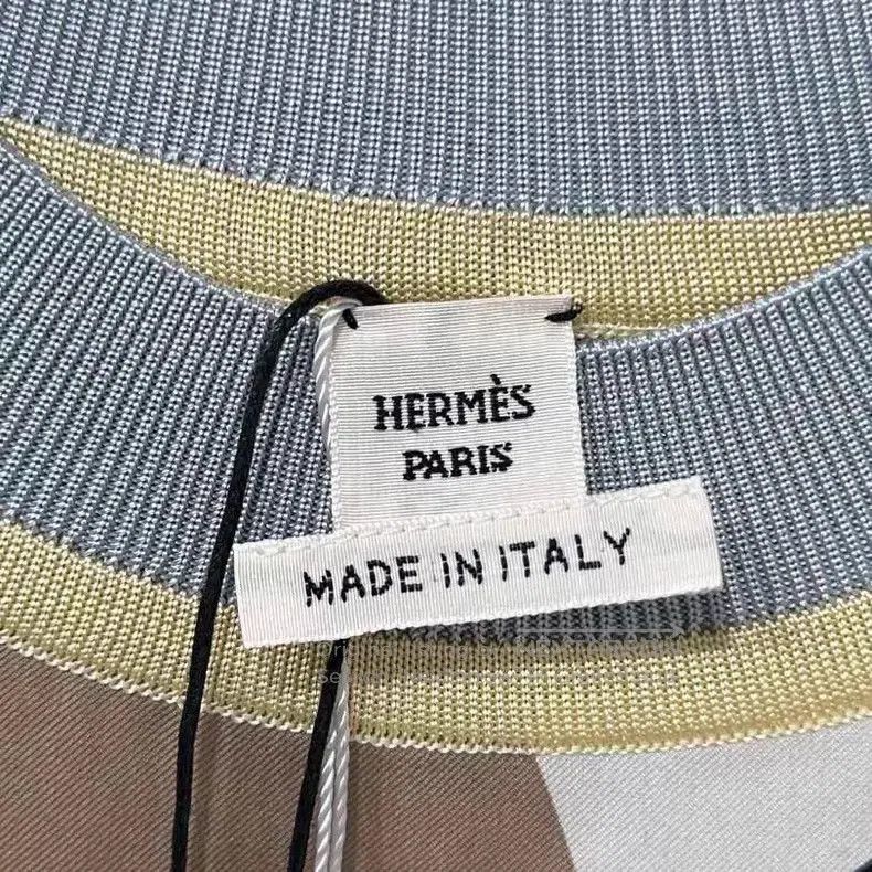 Hermes Hermes Silk Blended Knitted Short Sleeve Size XXS / US 00 / IT 34 - 4 Thumbnail