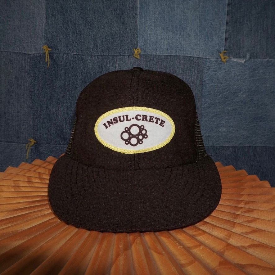 Vintage OSFA - Vintage Y2K insul-Crete trucker 1990s essential hat Size ONE SIZE - 1 Thumbnail