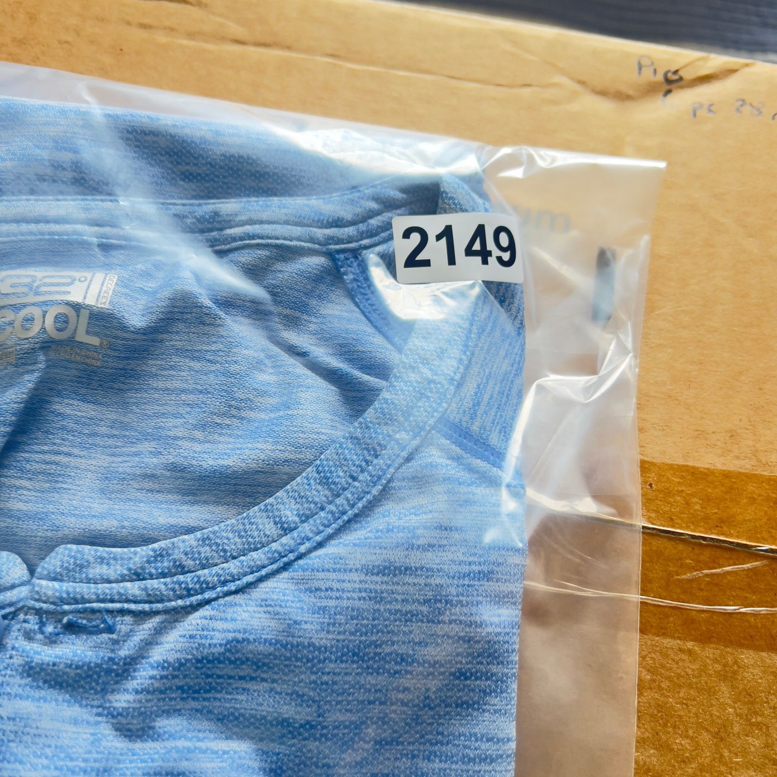 Other 32 Degrees Cool Henley T-Shirt Woman's XL Heathered Blue Size XL / US 12-14 / IT 48-50 - 9 Thumbnail