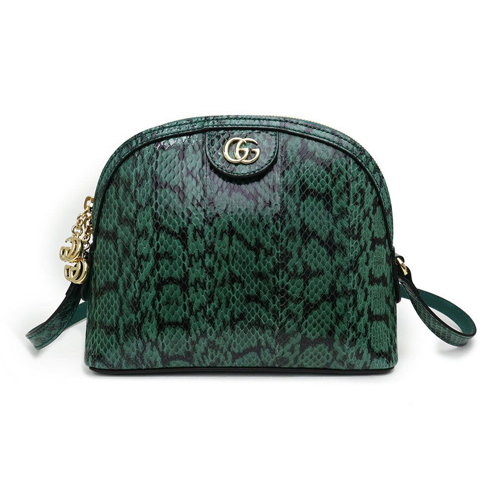 Gucci Ophidia Small Snake Leather GG Shoulder Bag