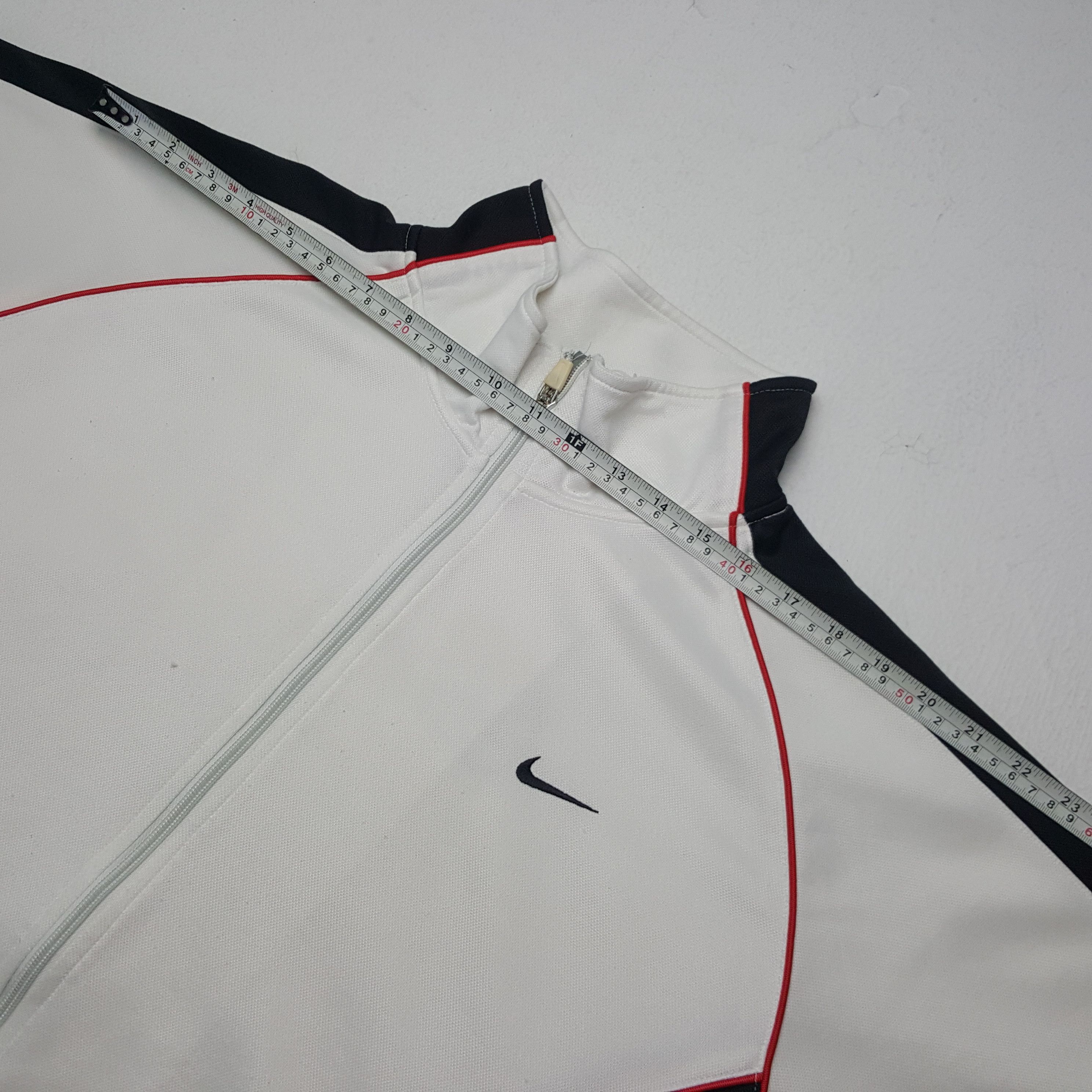 Nike × Vintage Vintage Nike Swoosh Embroidery Logo Zipper Jacket Size US L / EU 52-54 / 3 - 6 Thumbnail