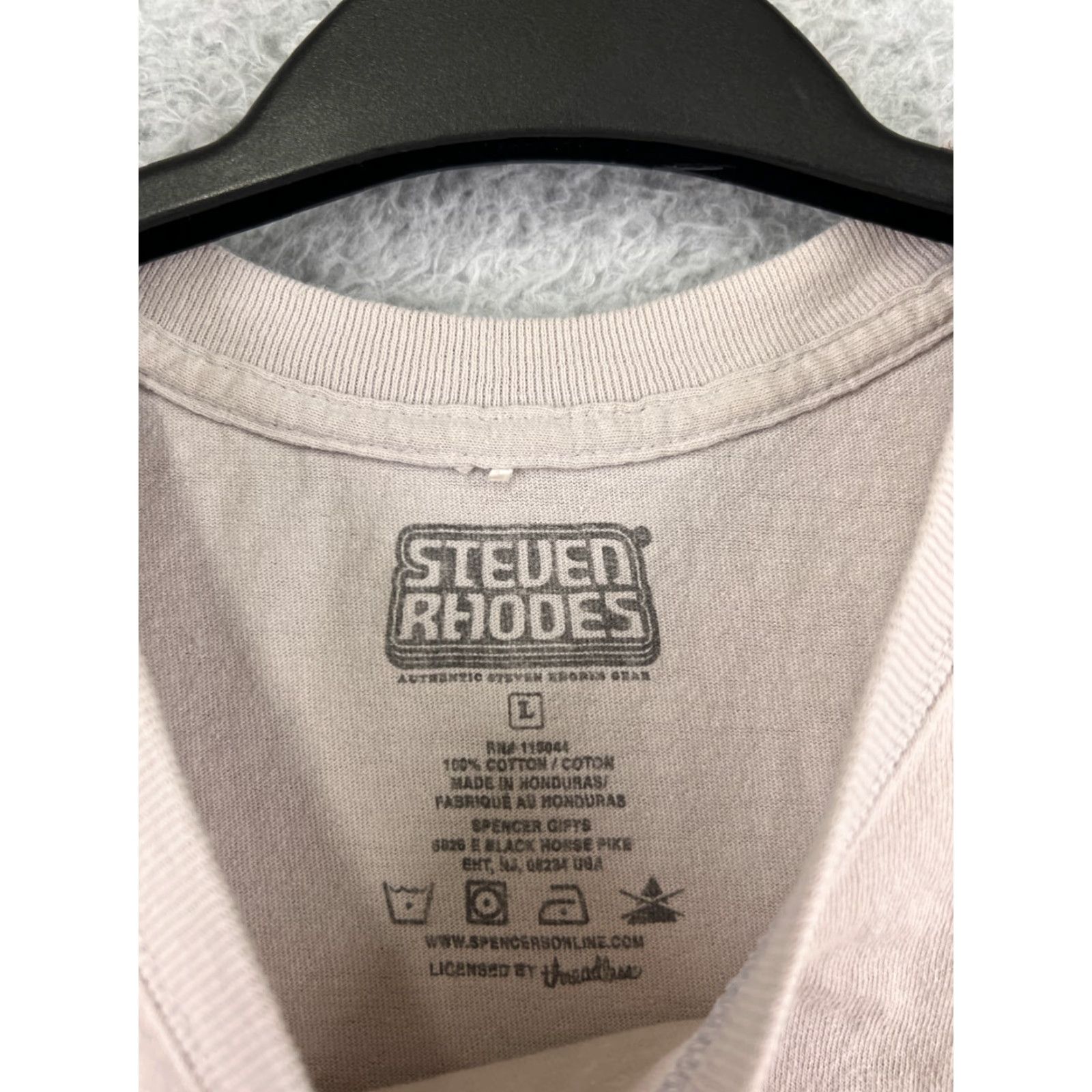 RHODE VINTAGE Steven Rhodes Shirt Men Adult Large Beige Cotton Jersey Logo Graphic Print 90s Art City Comics Designer American t-shirt Size US L / EU 52-54 / 3 - 4 Thumbnail