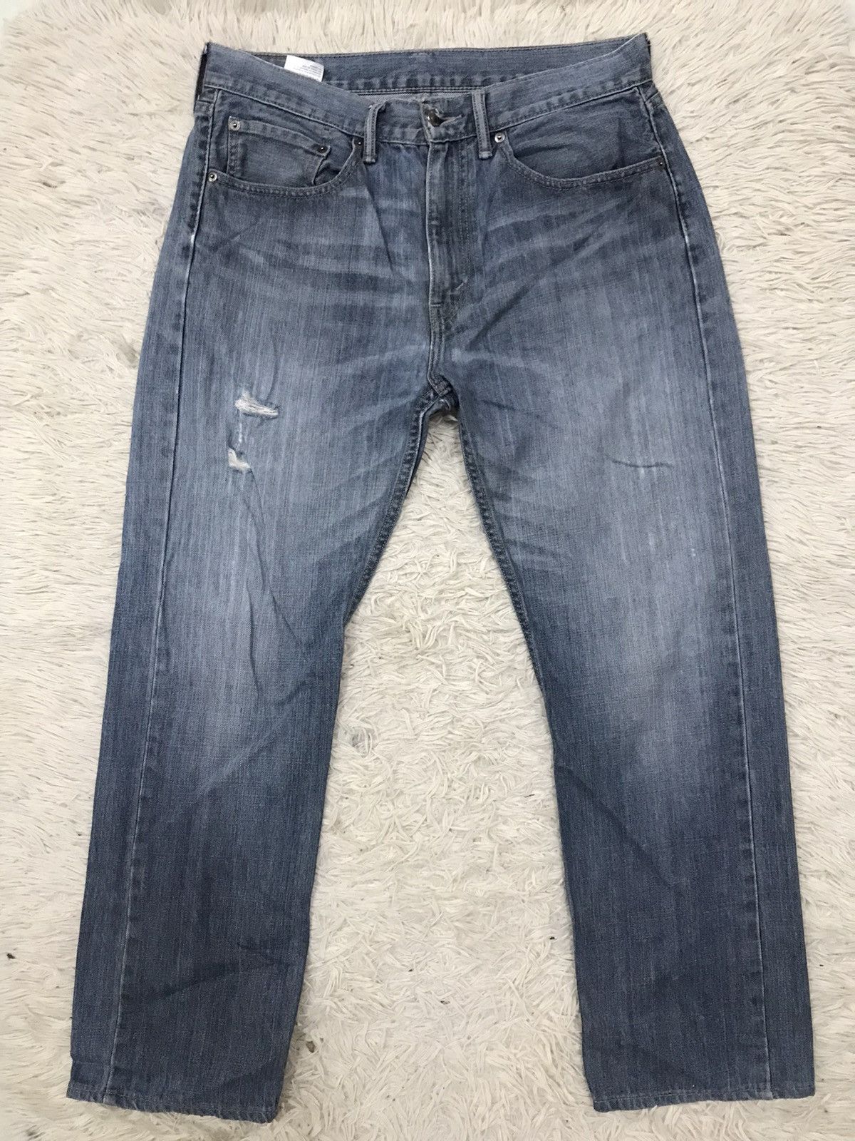 Levi's Vintage Clothing × Vintage Vintage Levis Lot 505 Single R Distressed Denim Jeans Size US 34 / EU 50 - 1 Thumbnail