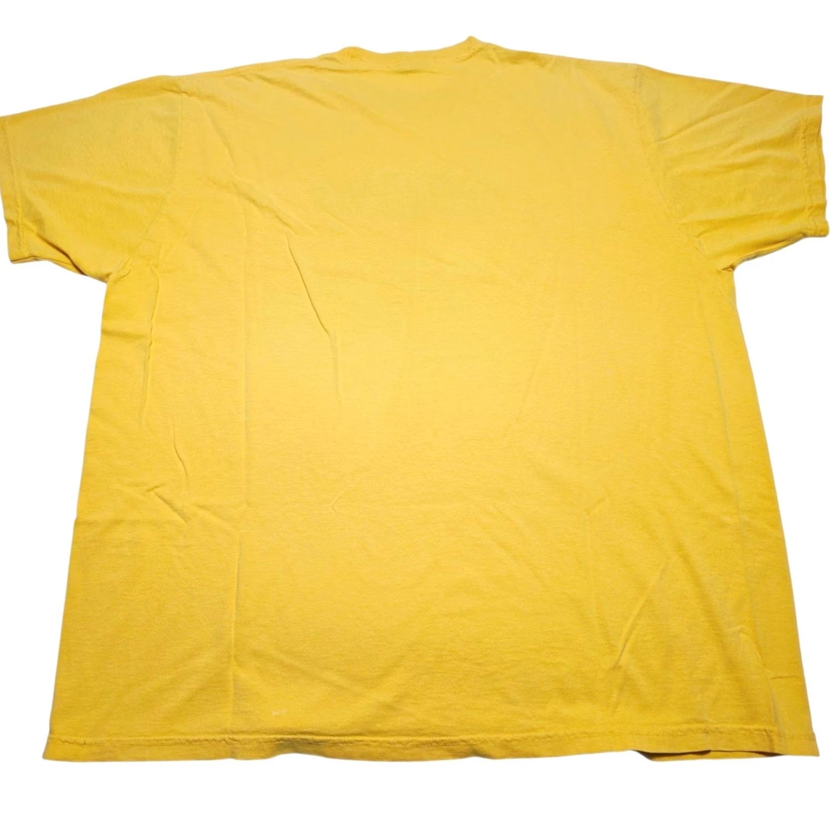 Ralph Lauren VINTAGE Polo Jeans Ralph Lauren Spell Out USA Flag T-Shirt Yellow 90s Men's XL Size US XL / EU 56 / 4 - 3 Thumbnail