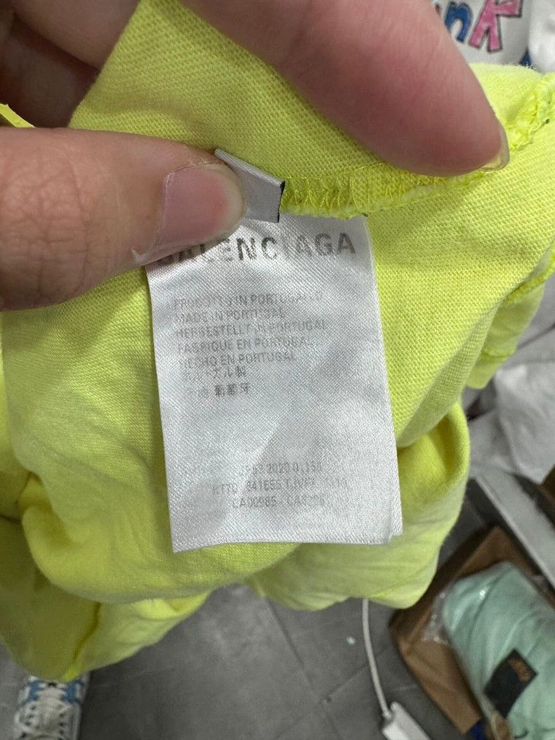 Balenciaga Balenciaga Coke Wave Apple Green Short Sleeve T-Shirt Size US S / EU 44-46 / 1 - 6 Thumbnail