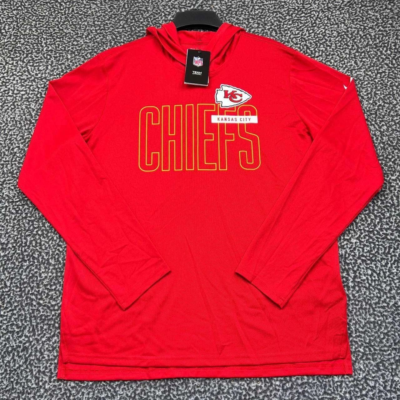 Nike Nike Dri-Fit Hoodie Men Red Kansas City Chiefs Pullover L Size US L / EU 52-54 / 3 - 1 Thumbnail