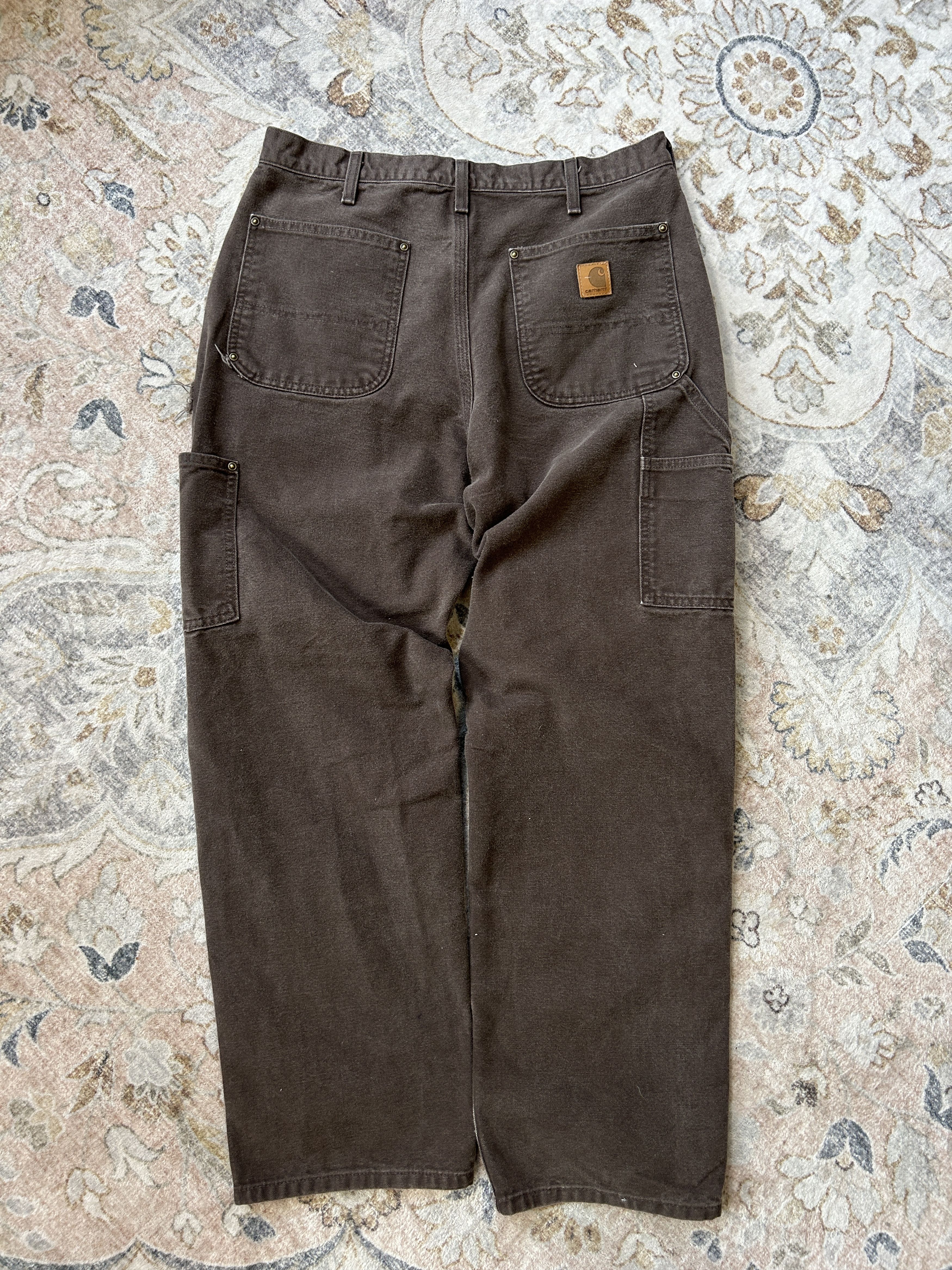 Carhartt Carhartt Canvas WorkWear Double Knee Fit Size 32W B136 Brown Size US 32 / EU 48 - 2 Thumbnail