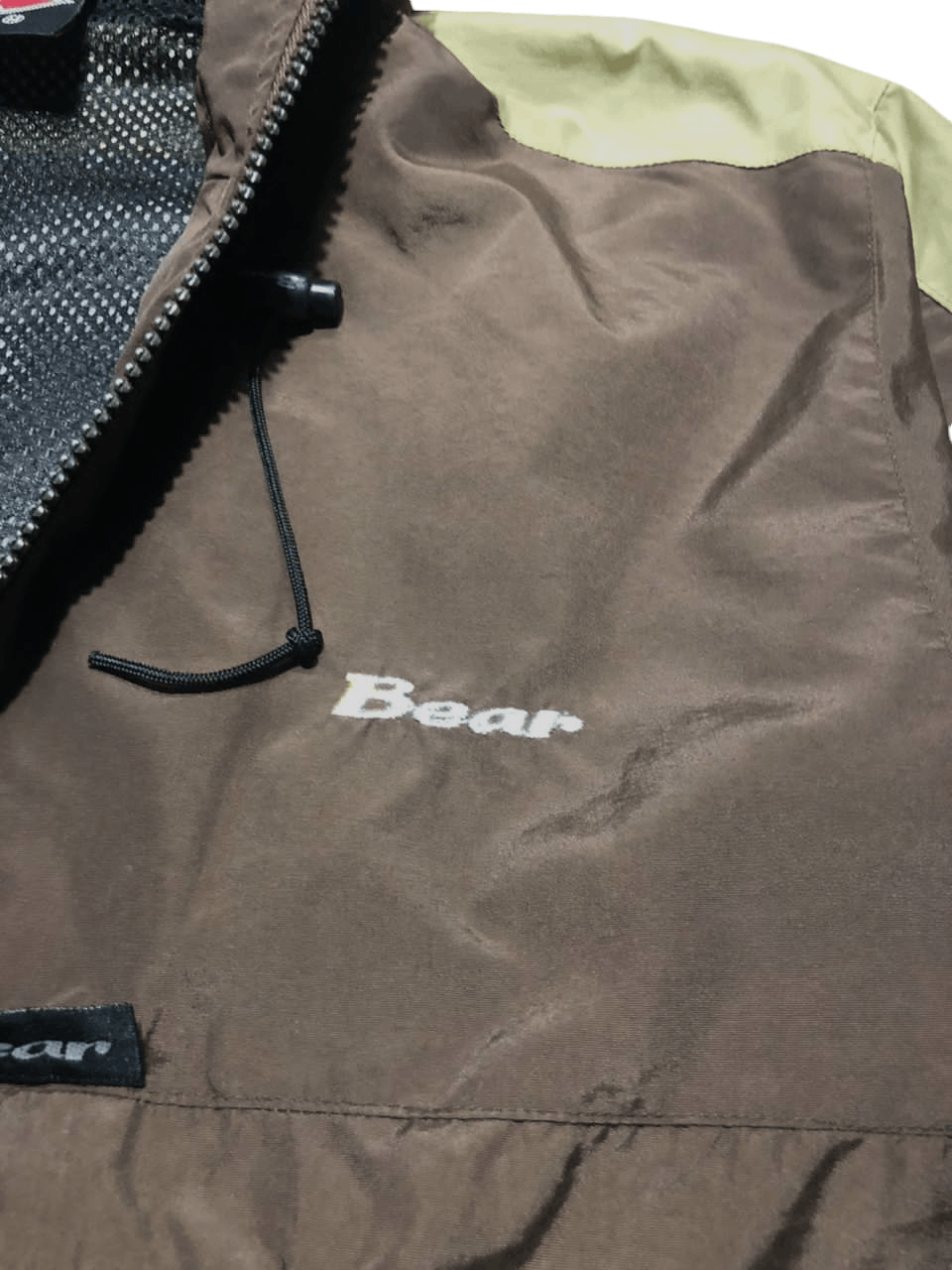 Japanese Brand Archive💥Vintage Bear Half Zipper Anorak Nylon Jacket 2 Tone Size US M / EU 48-50 / 2 - 9 Thumbnail