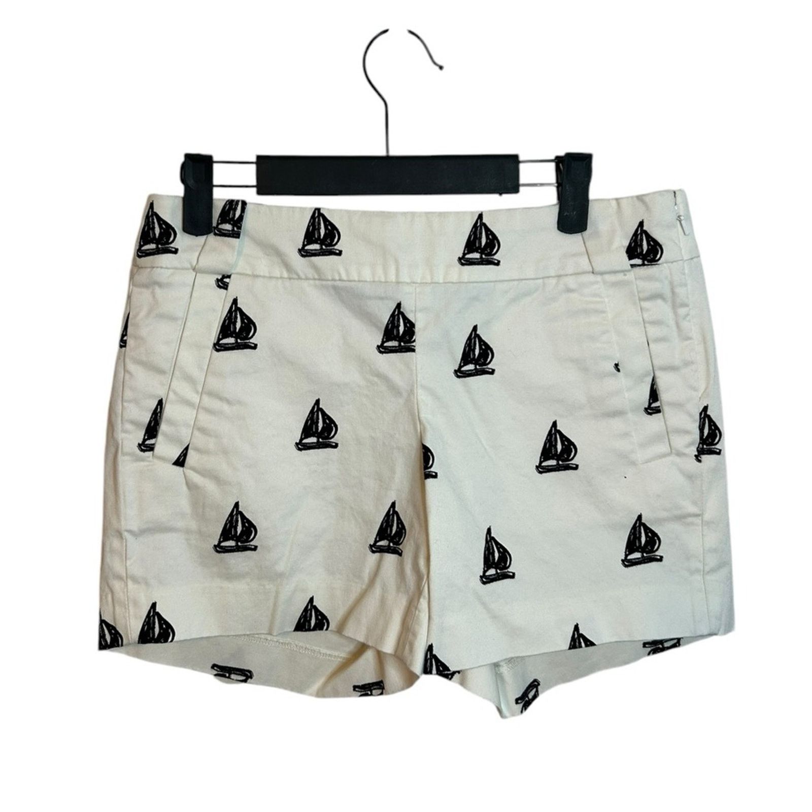 J.Crew J.Crew 5” Sailboat Printed Chino Shorts Size 26" / US 2 / IT 38 - 1 Thumbnail