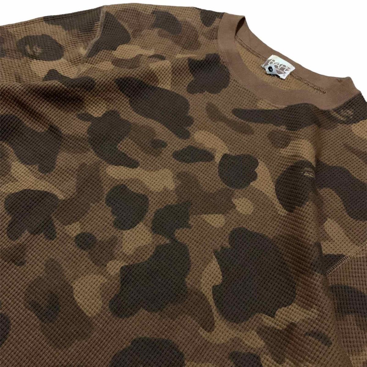 Bape Bape Thermal Brown Camouflage Shirt Size US M / EU 48-50 / 2 - 2 Thumbnail