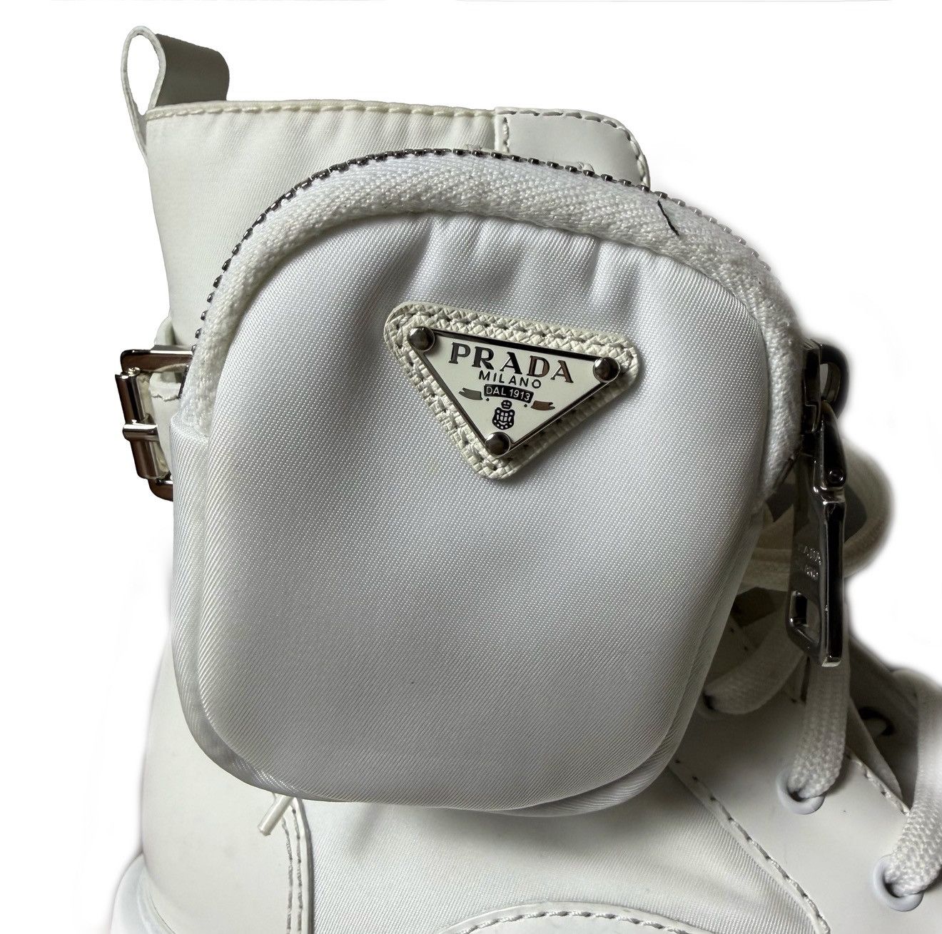 Prada Prada Monolith Leather Boots Size US 7 / IT 37 - 4 Thumbnail