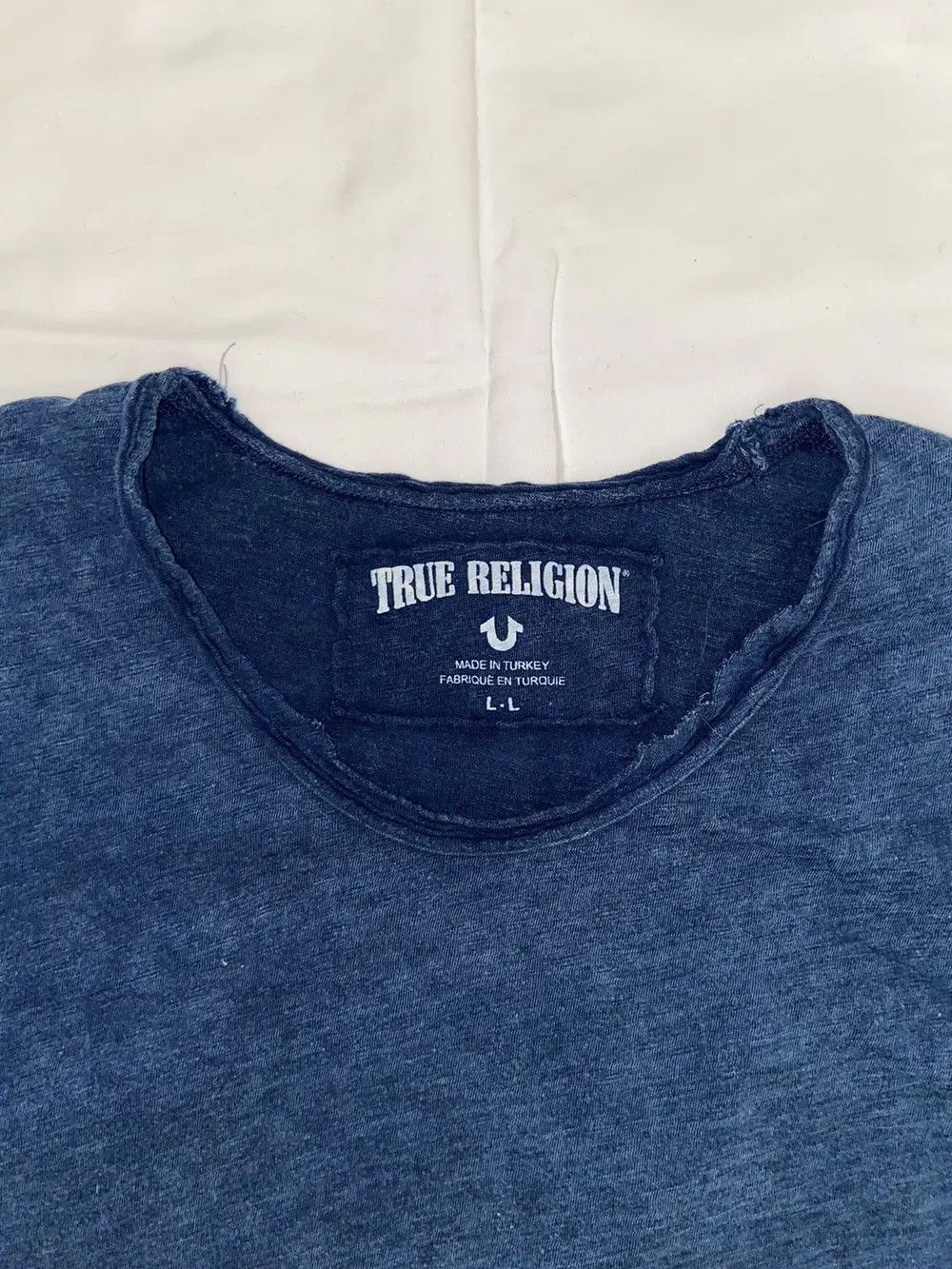 True Religion VINTAGE Y2K TRUE RELIGION AFFLICTION DISTRESSED TEE T SHIRT Size US L / EU 52-54 / 3 - 9 Thumbnail