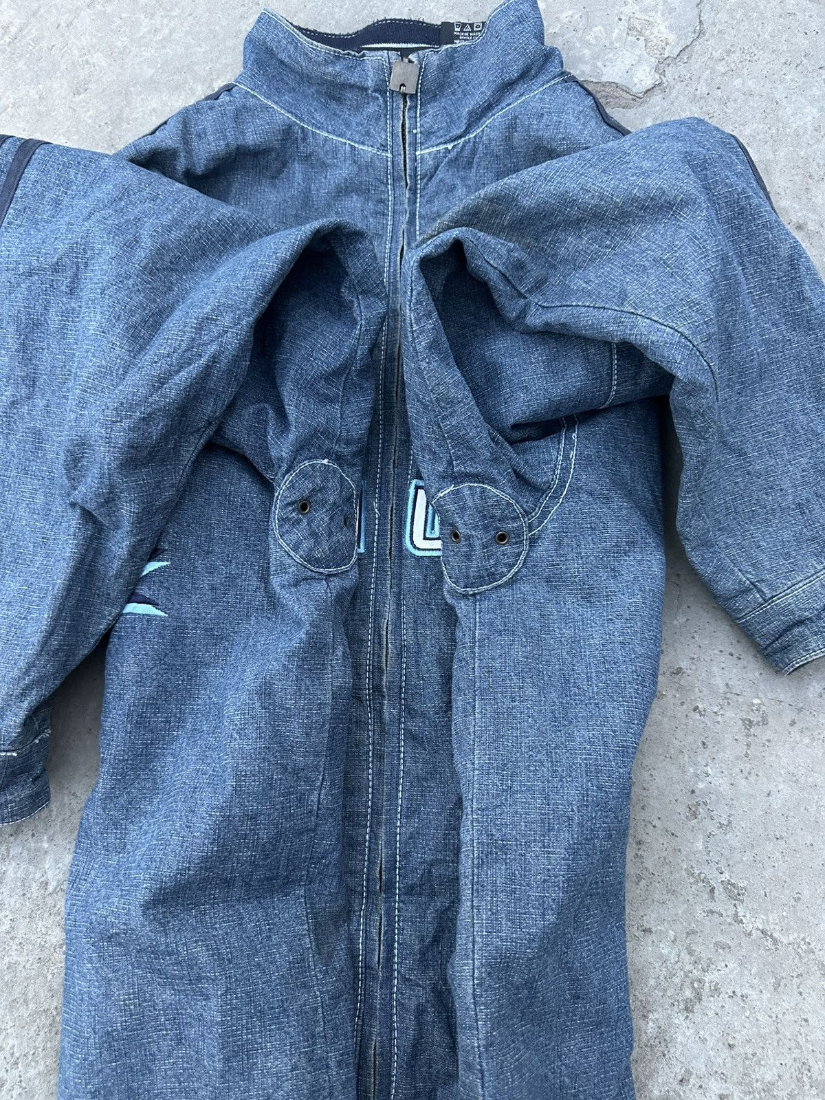 Rocawear Vintage Y2K Rocawear Embroidered Denim Track Jacket Indigo Size US L / EU 52-54 / 3 - 8 Thumbnail