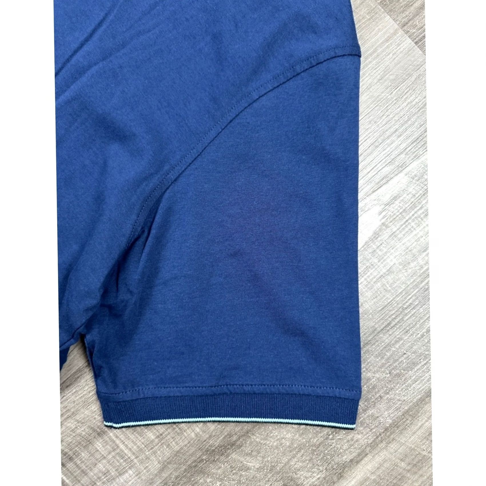 Robert Graham Robert Graham Rossi Skull and Rose Logo Navy Classic Fit Polo - Large Men Shirt Size US L / EU 52-54 / 3 - 4 Thumbnail
