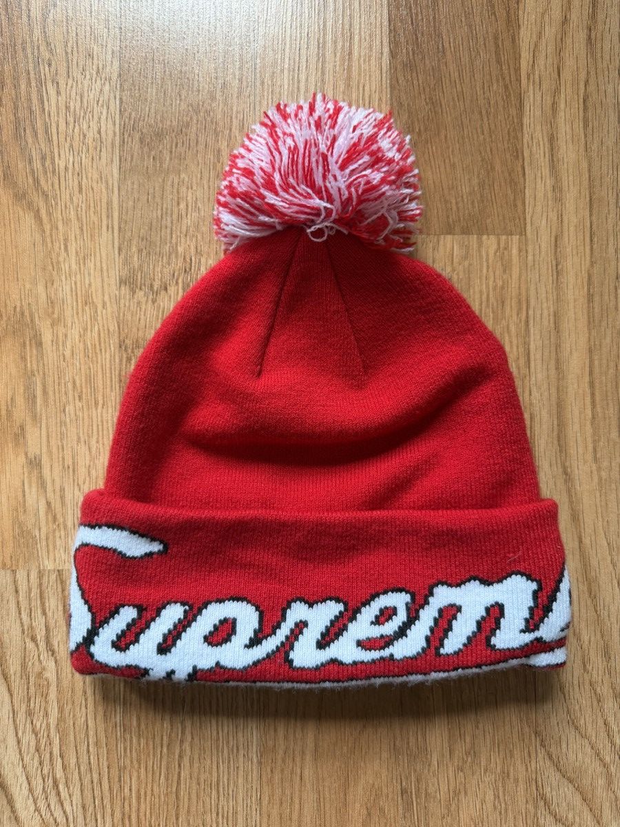 New Era × Supreme New Era Supreme Snake Script Beanie | Grailed