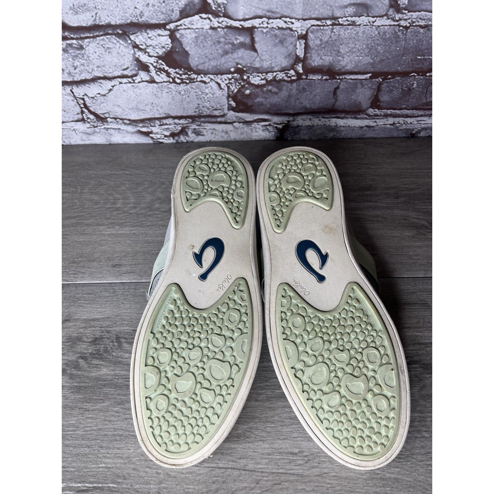 Olukai Olukai Hale’iwa Blue Tapa Silt Drop Heel Athletic Sneakers W Size US 8 / IT 38 - 15 Thumbnail