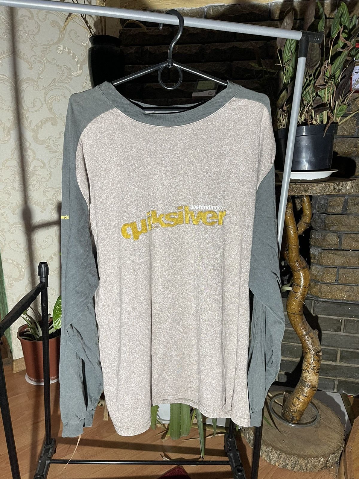 Quiksilver × Vintage Vintage 90s Quiksilver center logo longsleeve Size US L / EU 52-54 / 3 - 1 Thumbnail