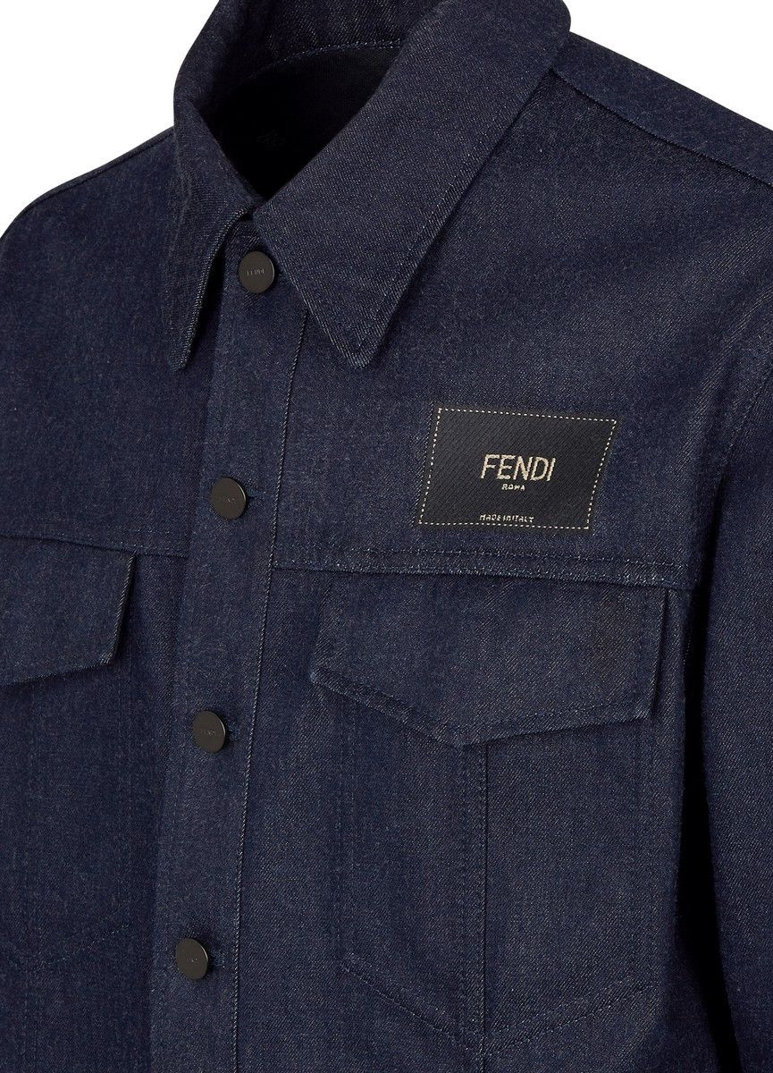 Fendi o1s1wg110125 Jacket in Blue Size US M / EU 48-50 / 2 - 3 Thumbnail
