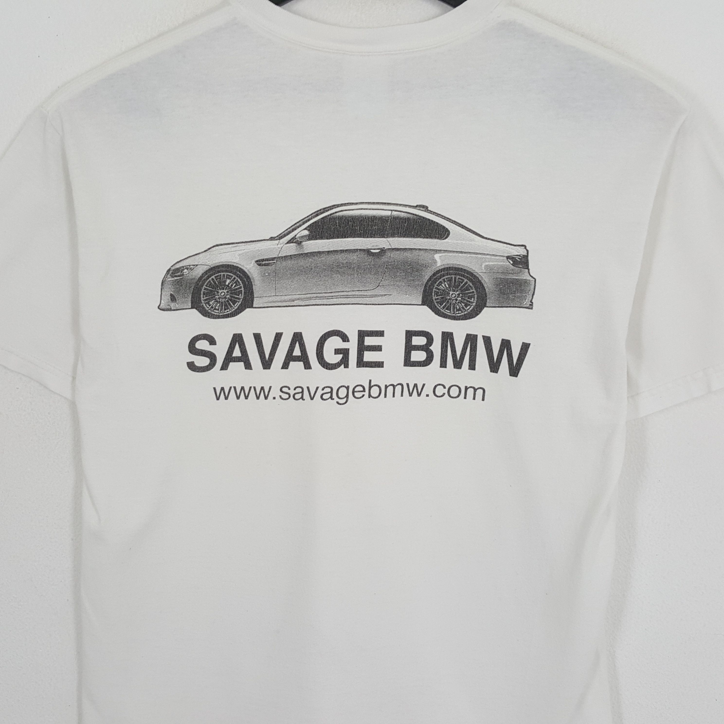 BMW × Vintage SAVAGE BMW Luxury Brand Cars Tshirt Size US M / EU 48-50 / 2 - 2 Thumbnail