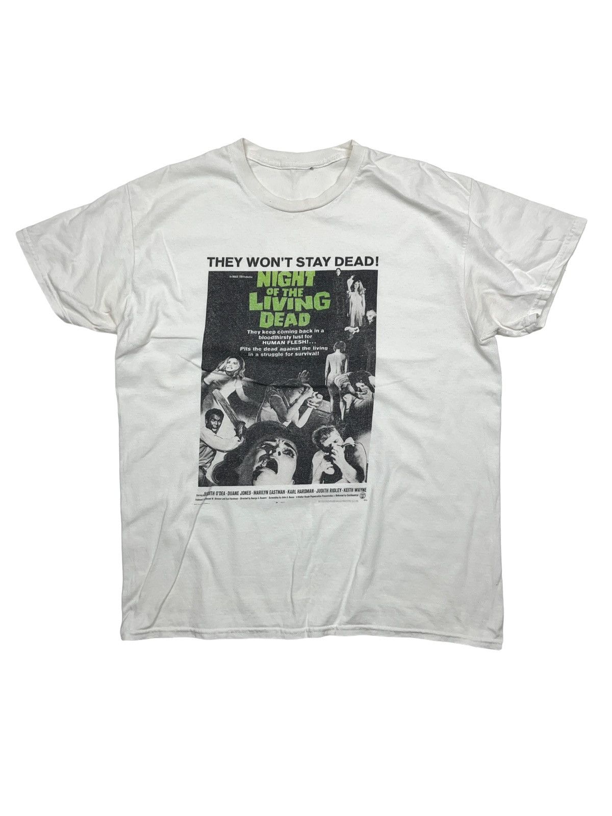 Vintage 00s Night Of The Living Dead Horror Movie T-shirt